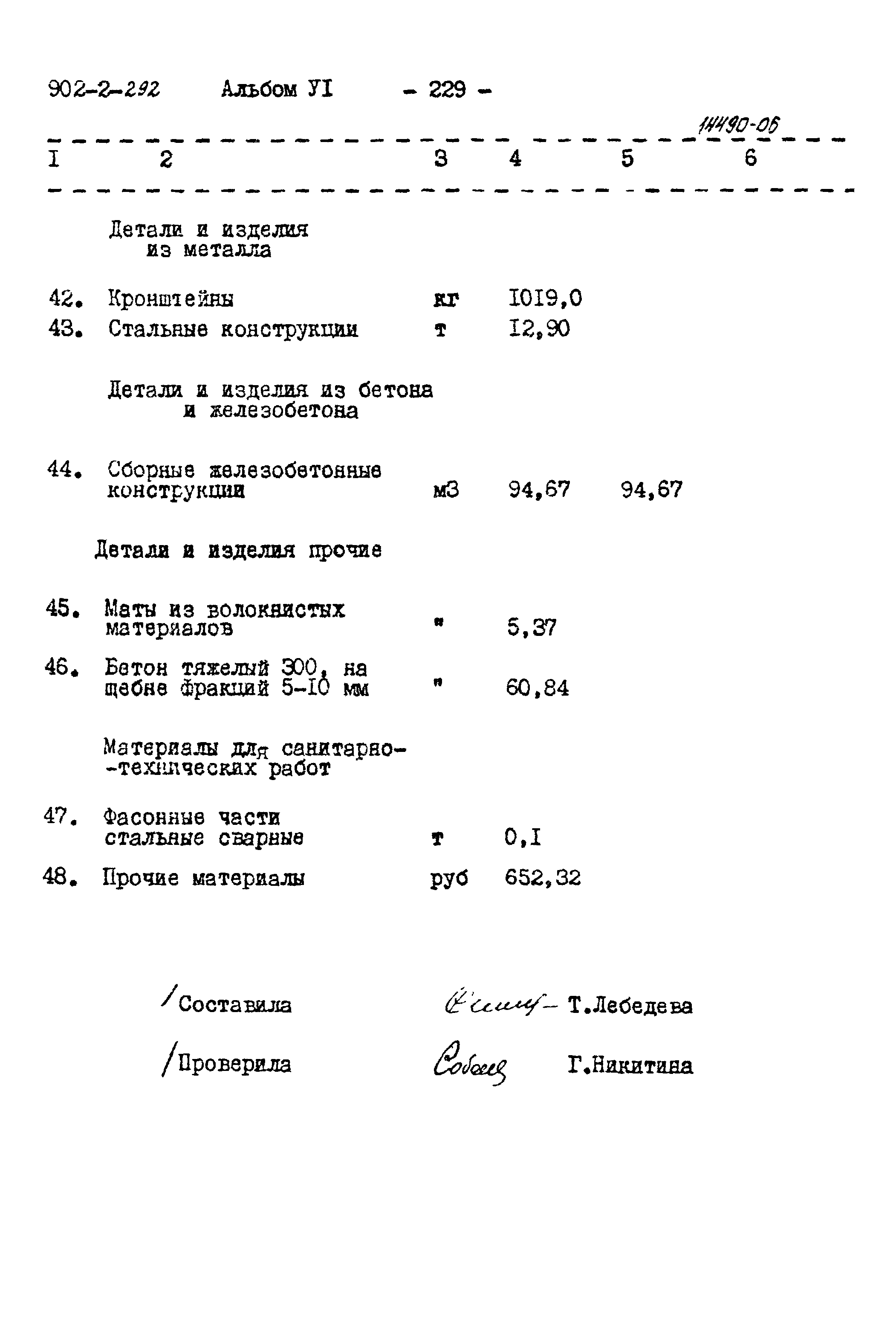 Типовой проект 902-2-292