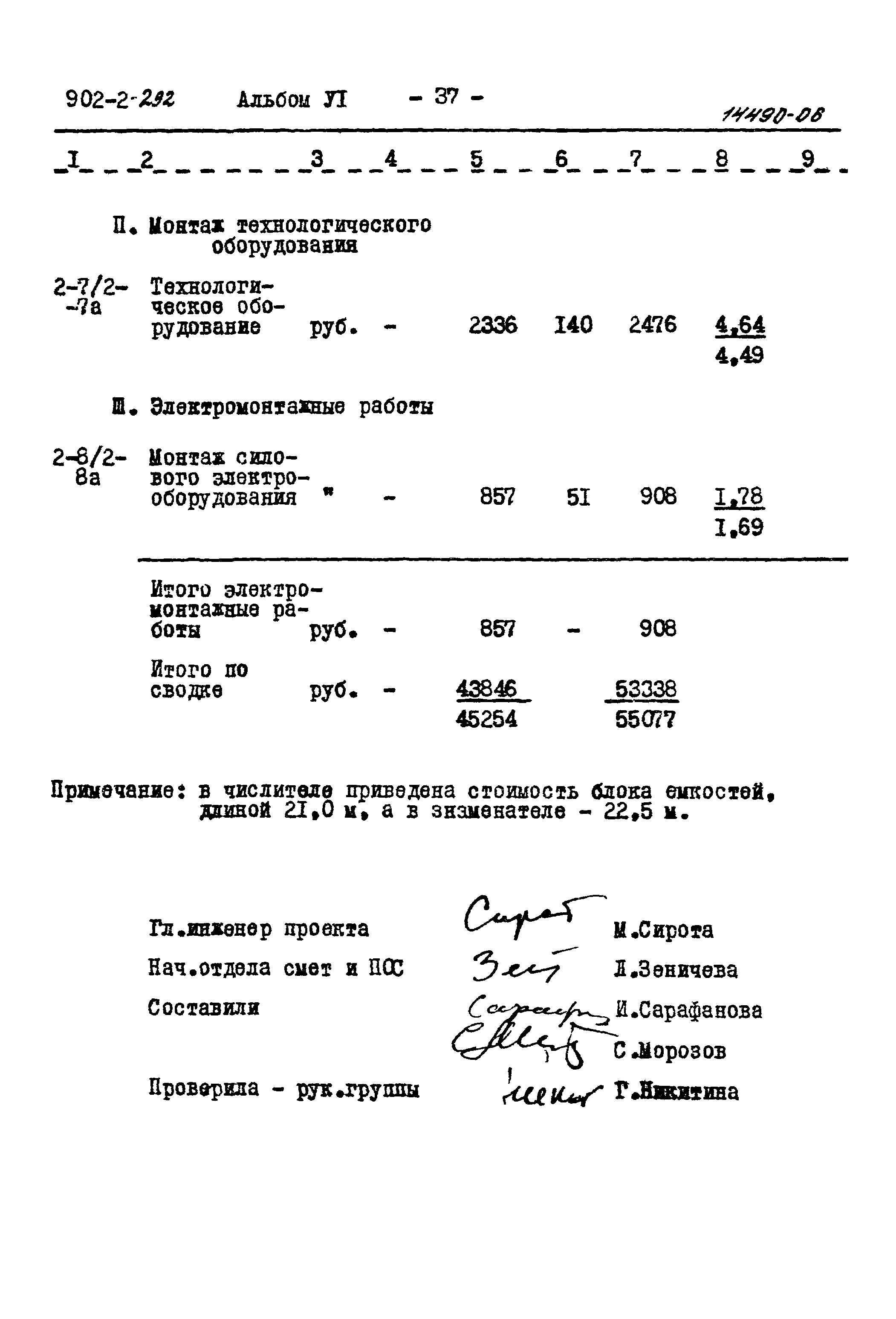 Типовой проект 902-2-292