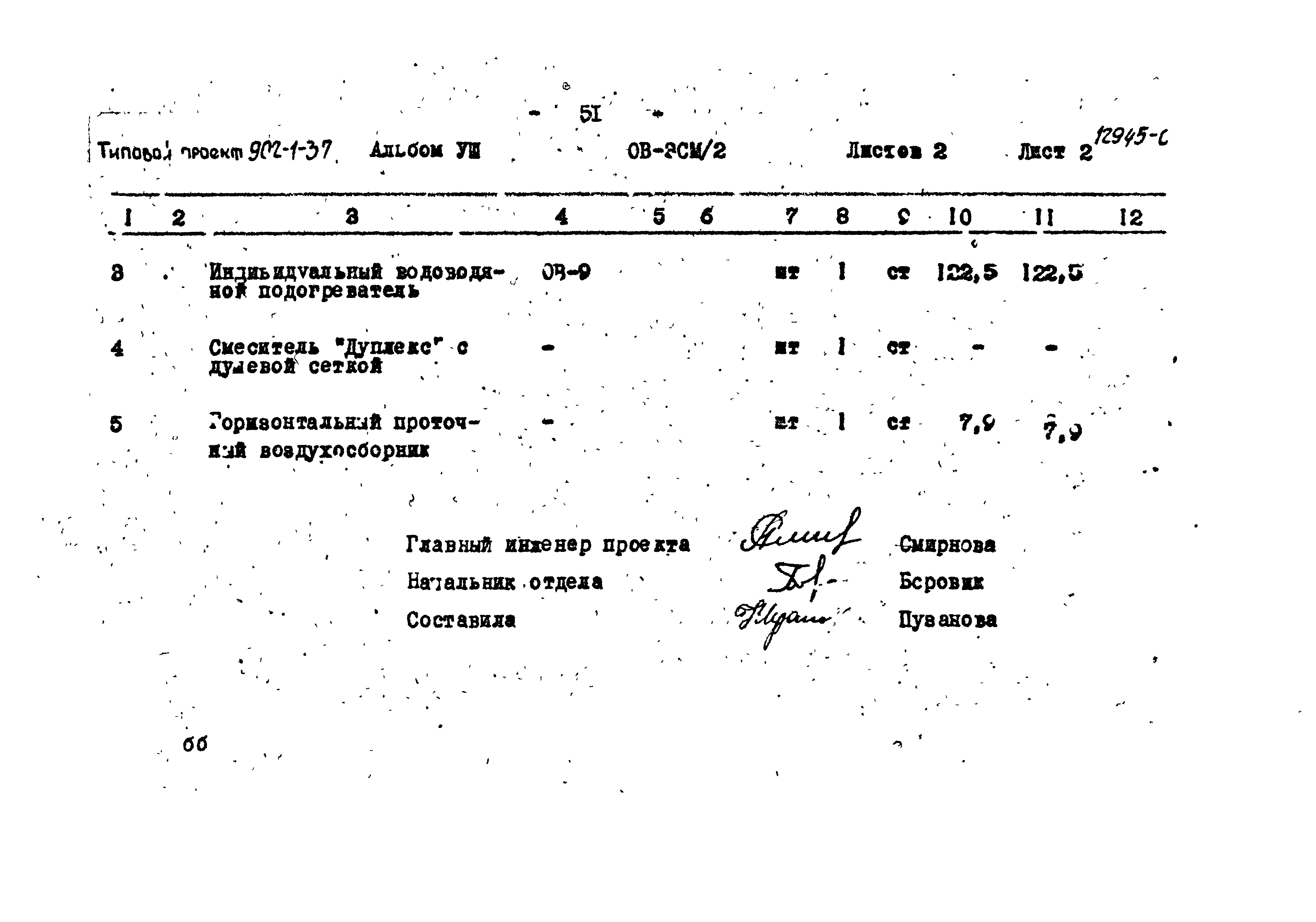 Типовой проект 902-1-37