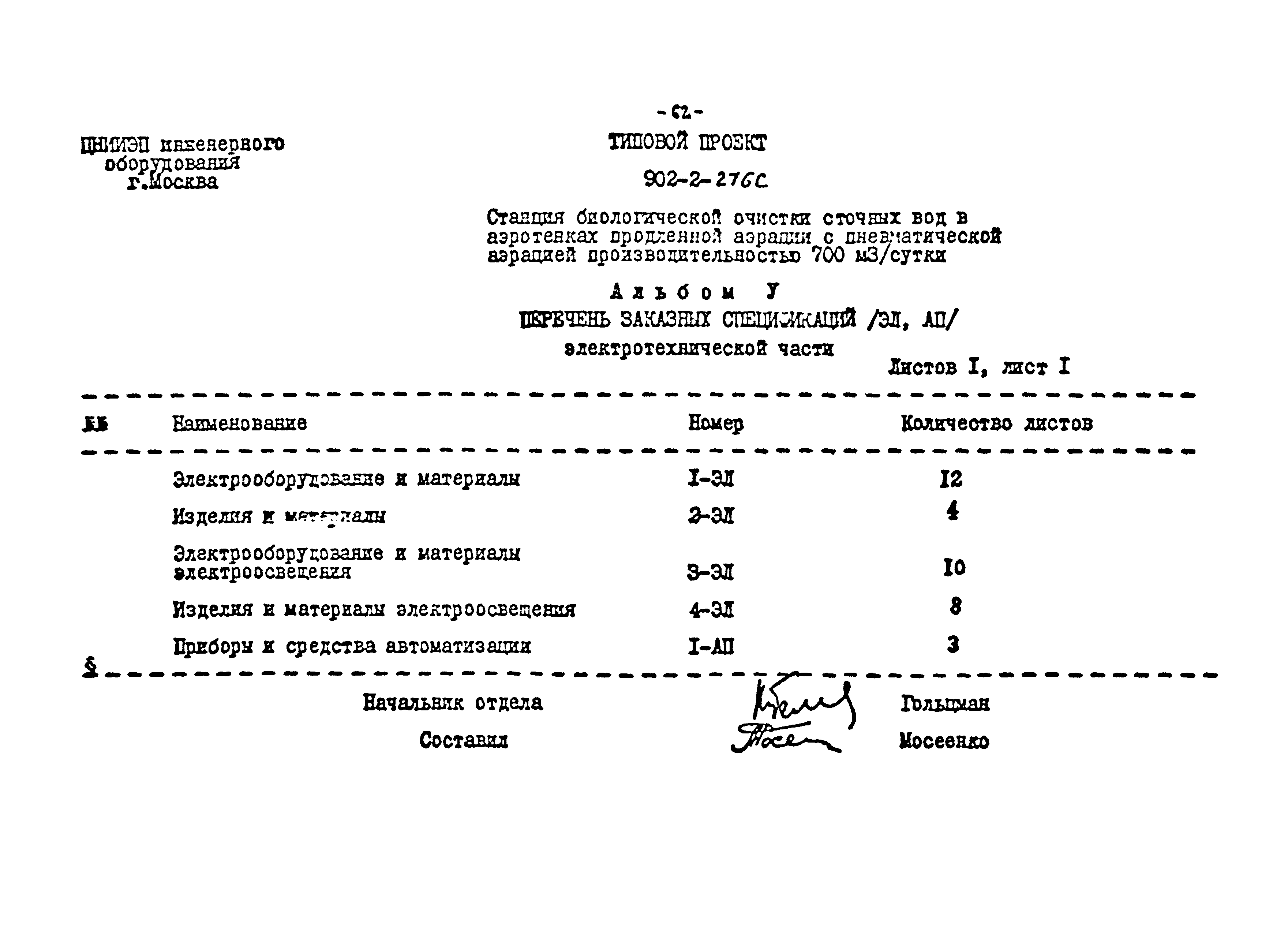 Типовой проект 902-2-275с