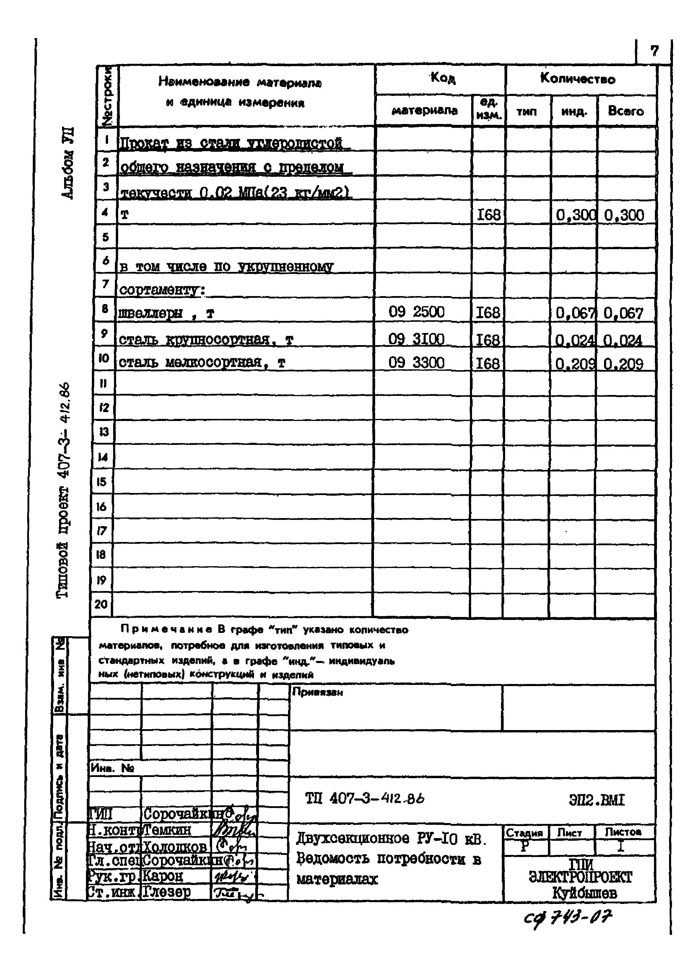 Типовой проект 407-3-412.86