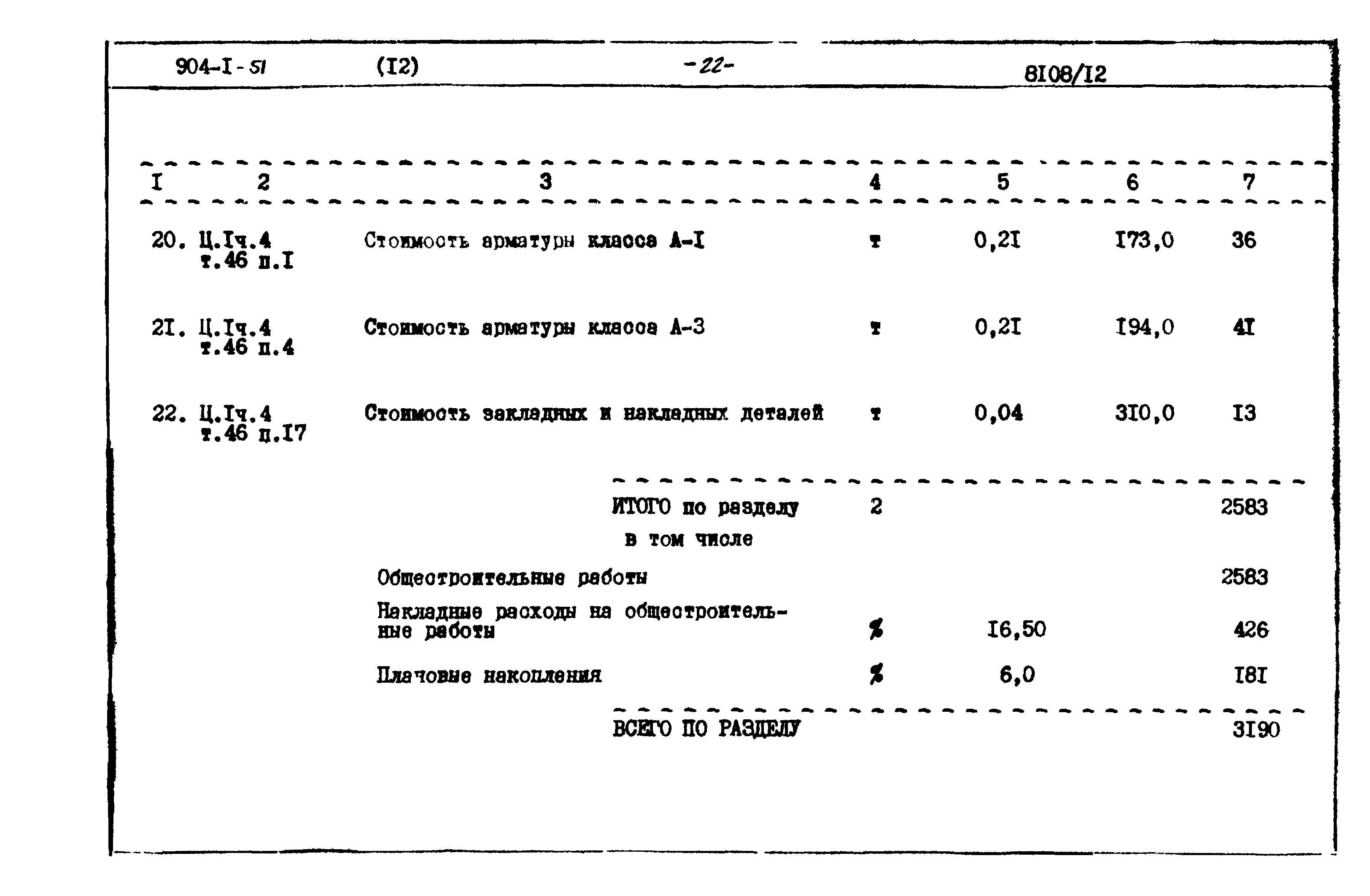 Типовой проект 904-1-51