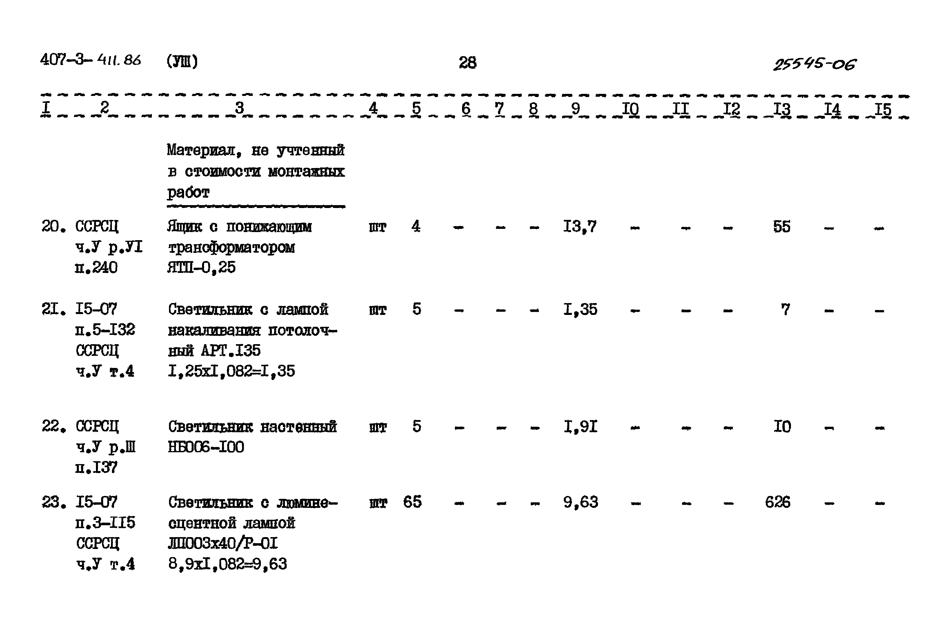 Типовой проект 407-3-411.86