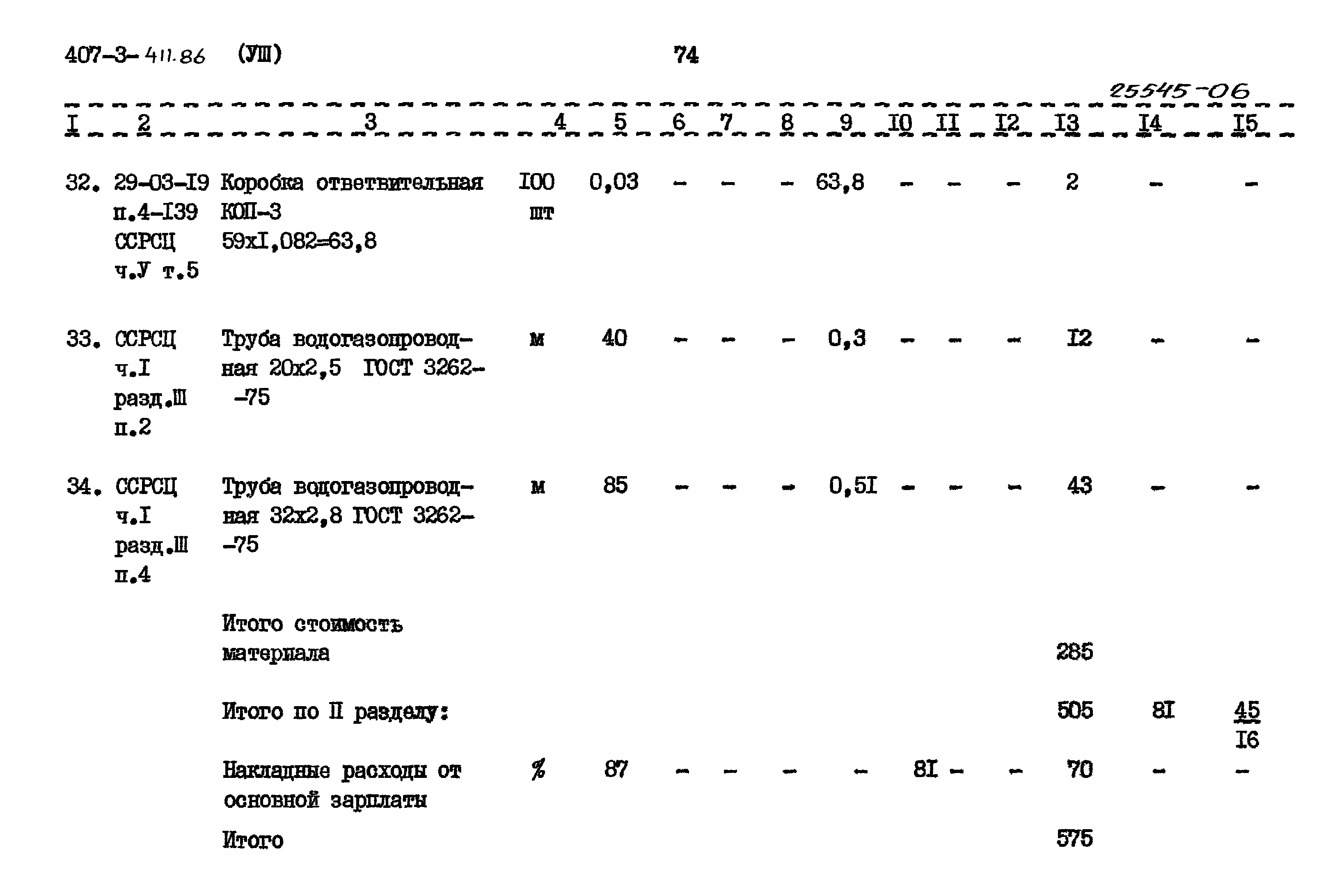 Типовой проект 407-3-411.86