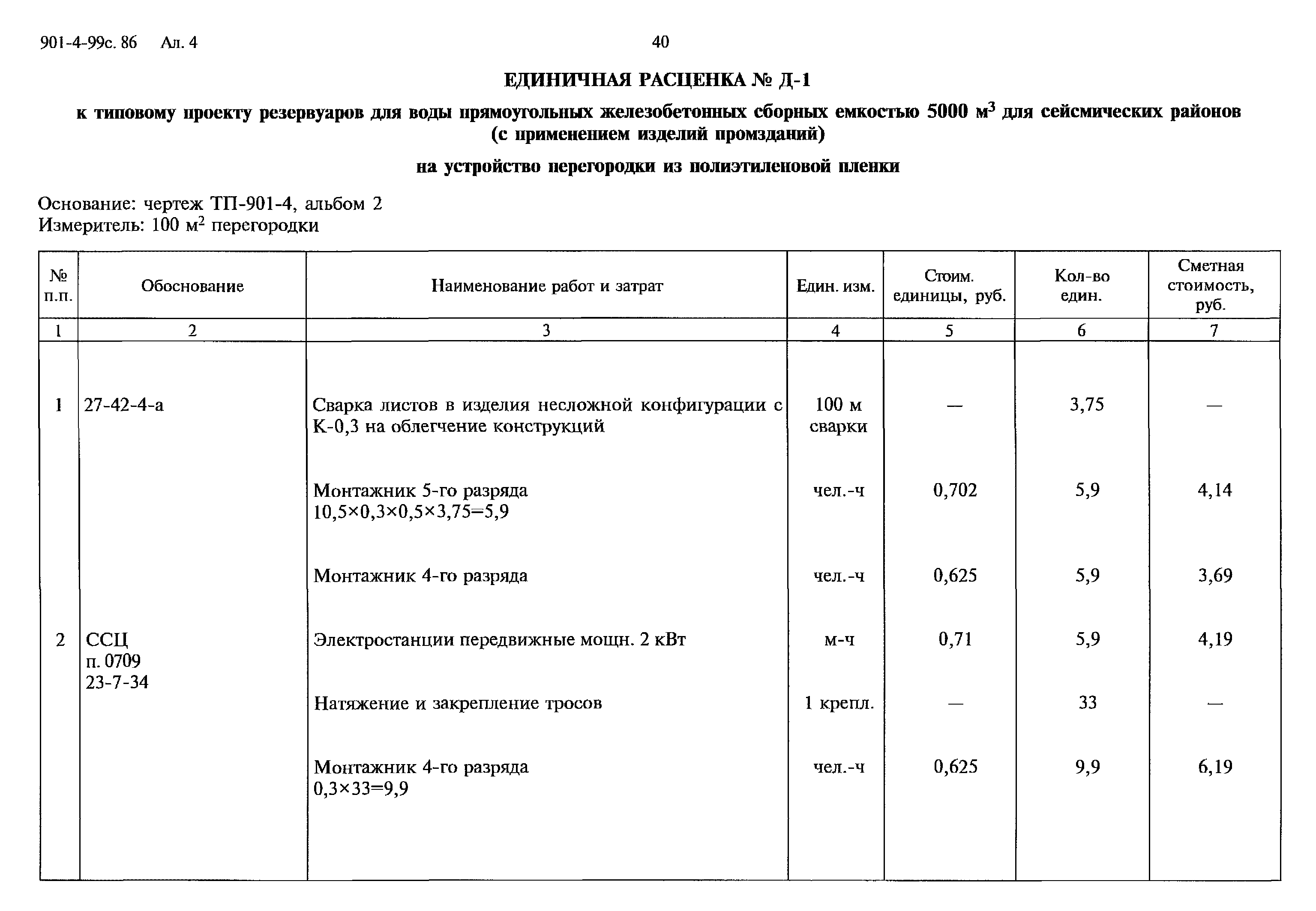 Типовой проект 901-4-99с.86