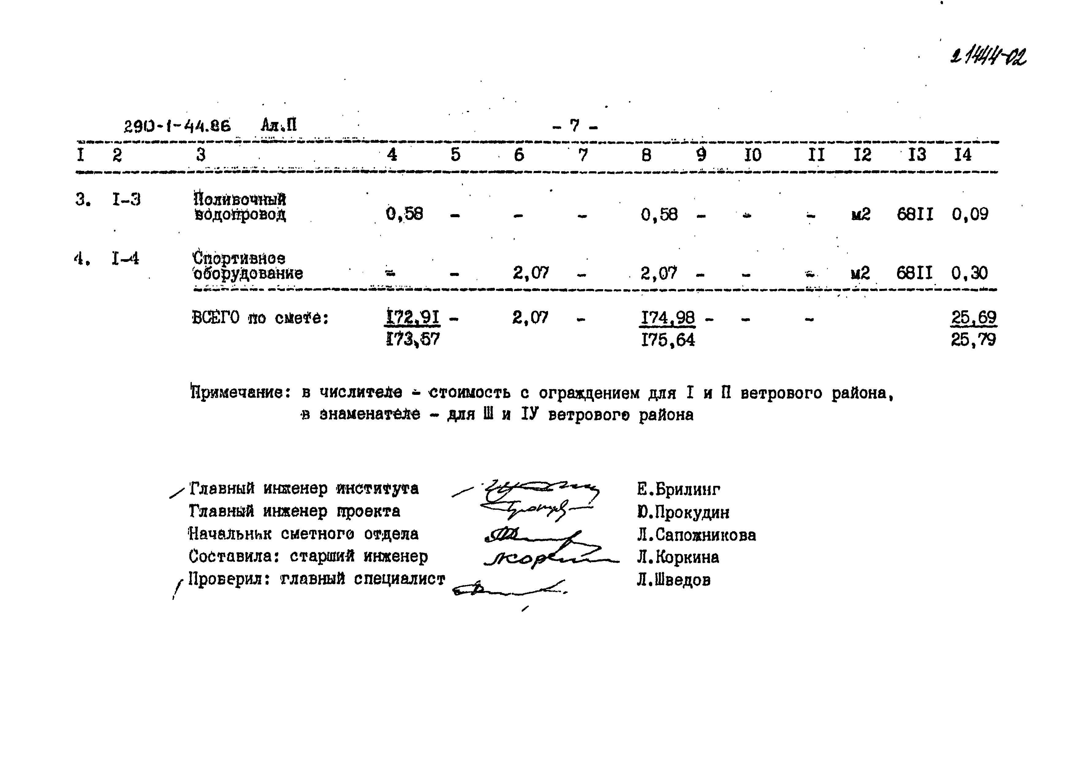 Типовой проект 290-1-44.86