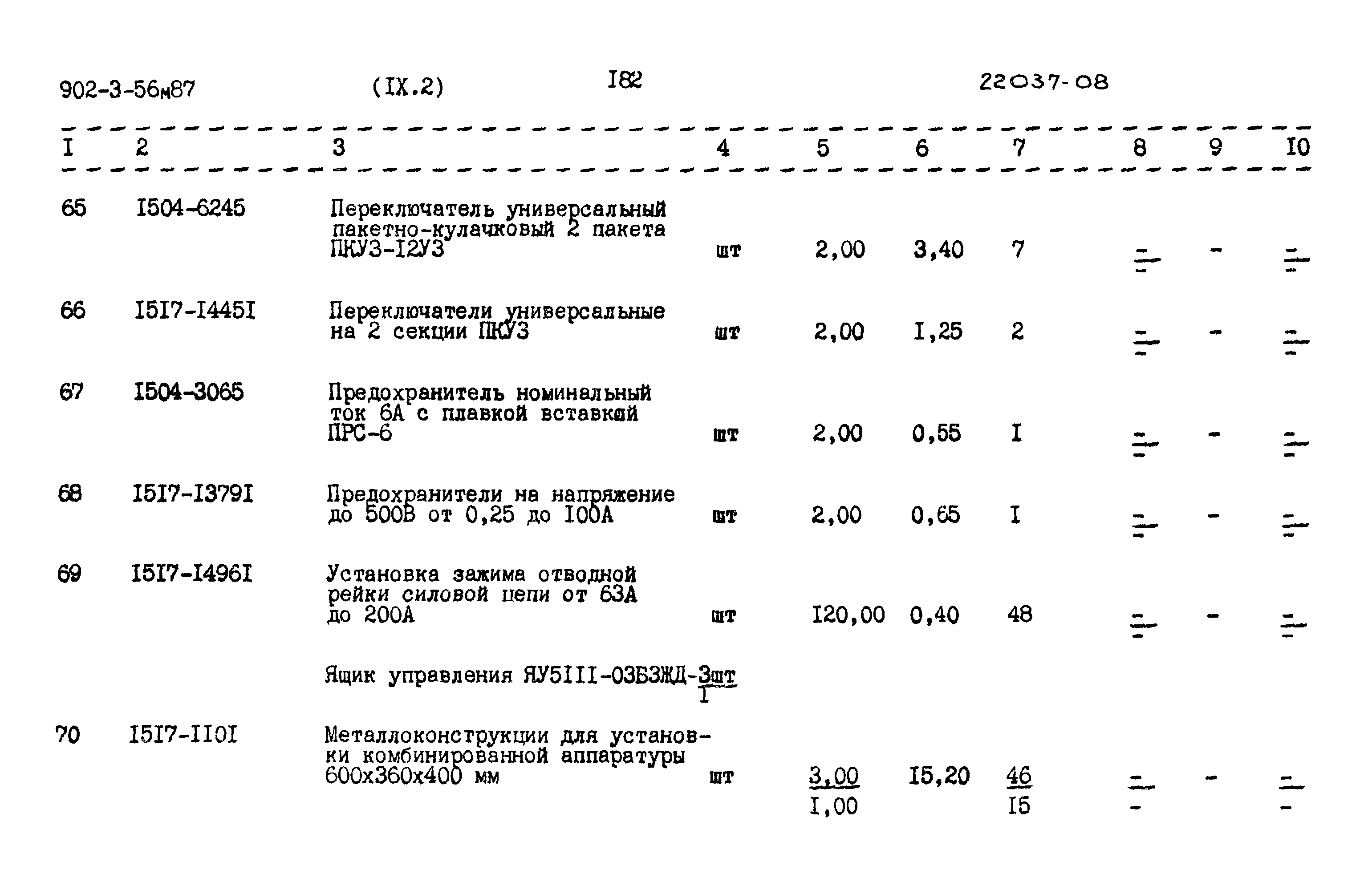 Типовой проект 902-3-56м.87