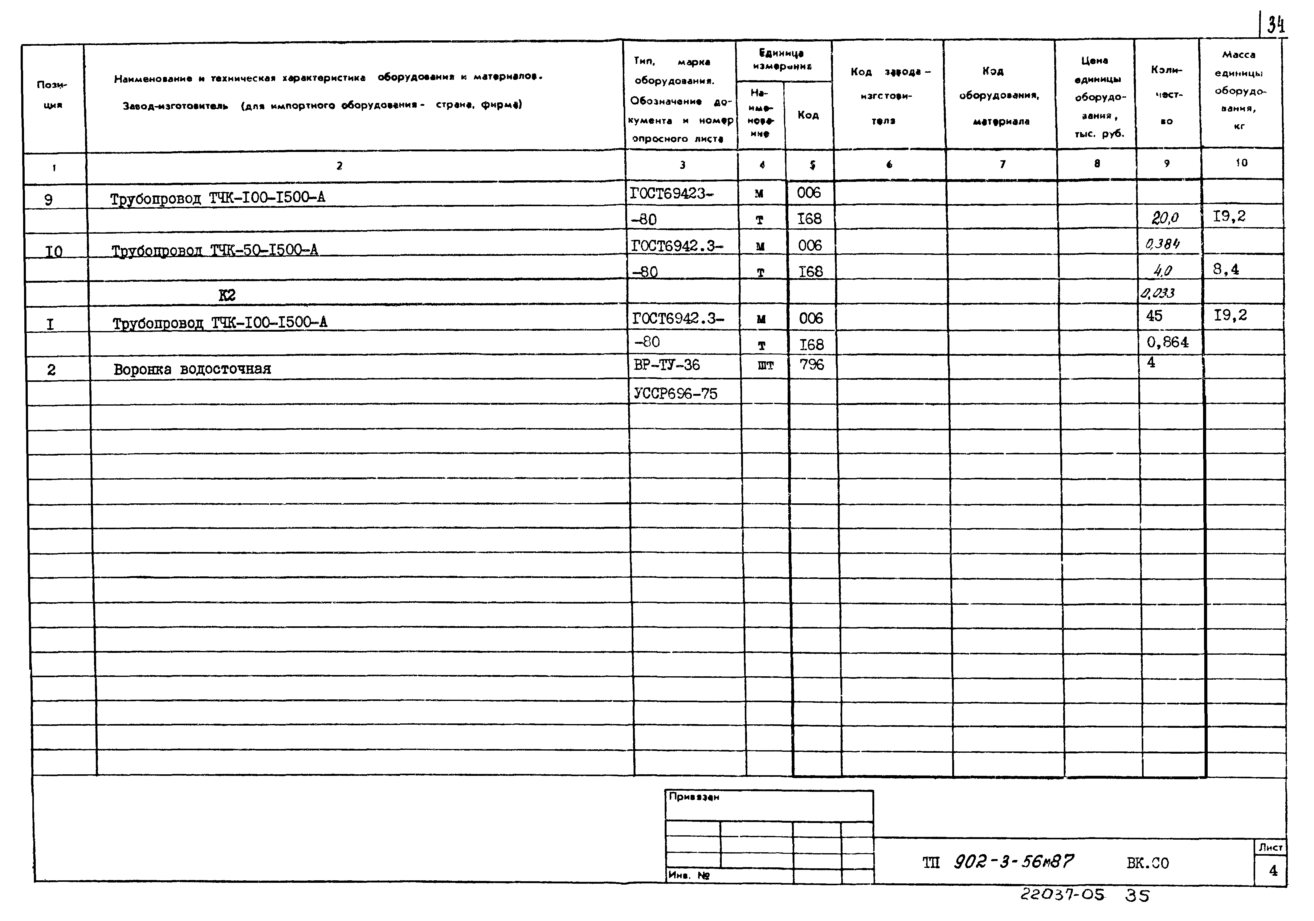 Типовой проект 902-3-56м.87