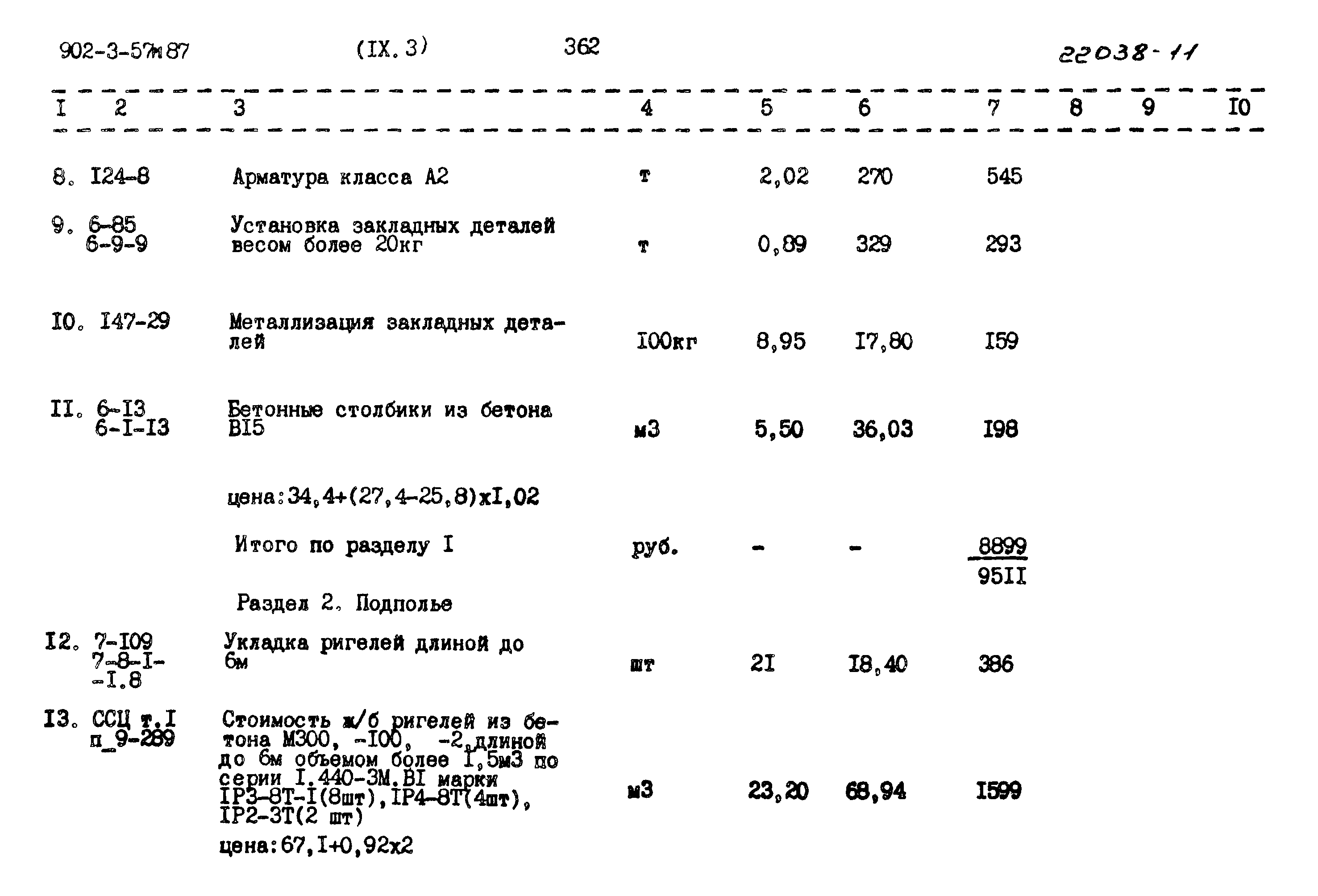 Типовой проект 902-3-57м.87