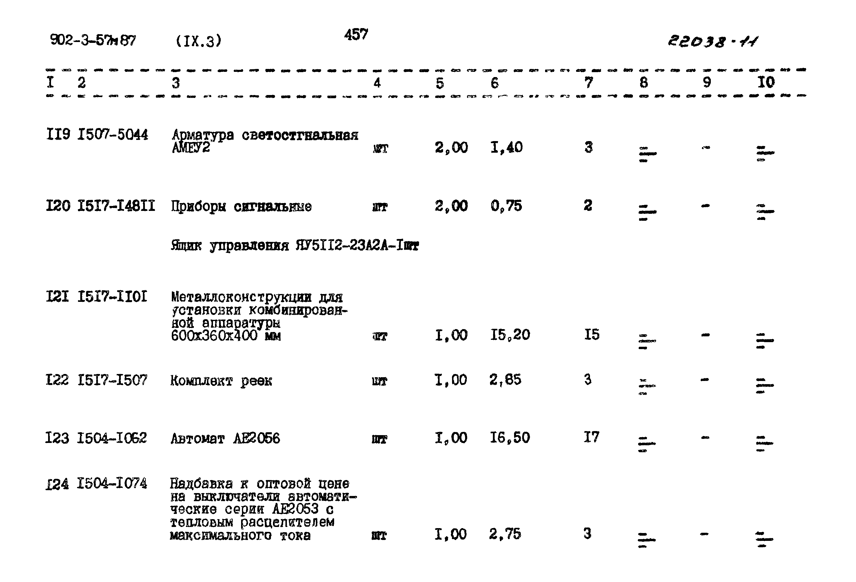 Типовой проект 902-3-57м.87