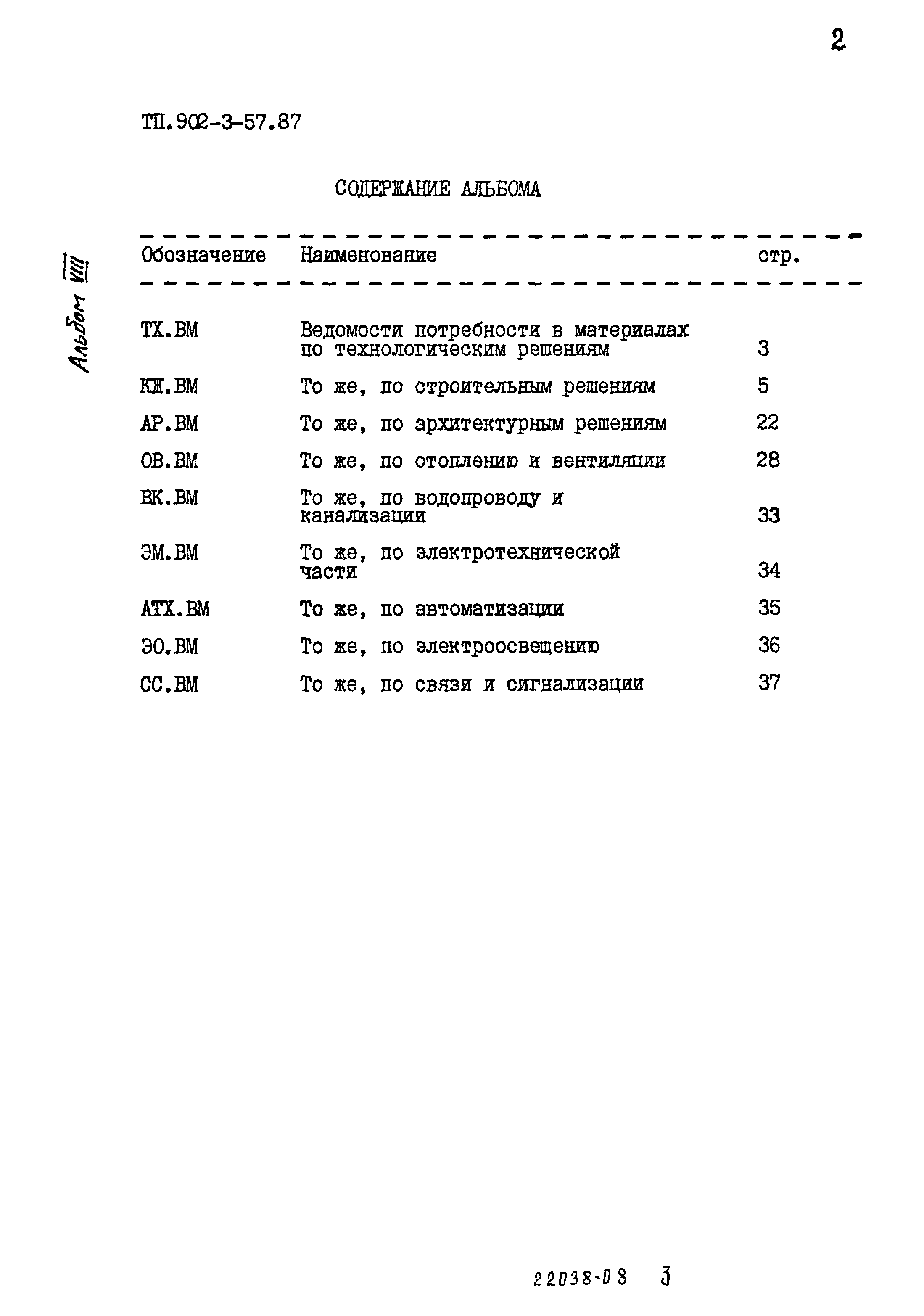 Типовой проект 902-3-57м.87