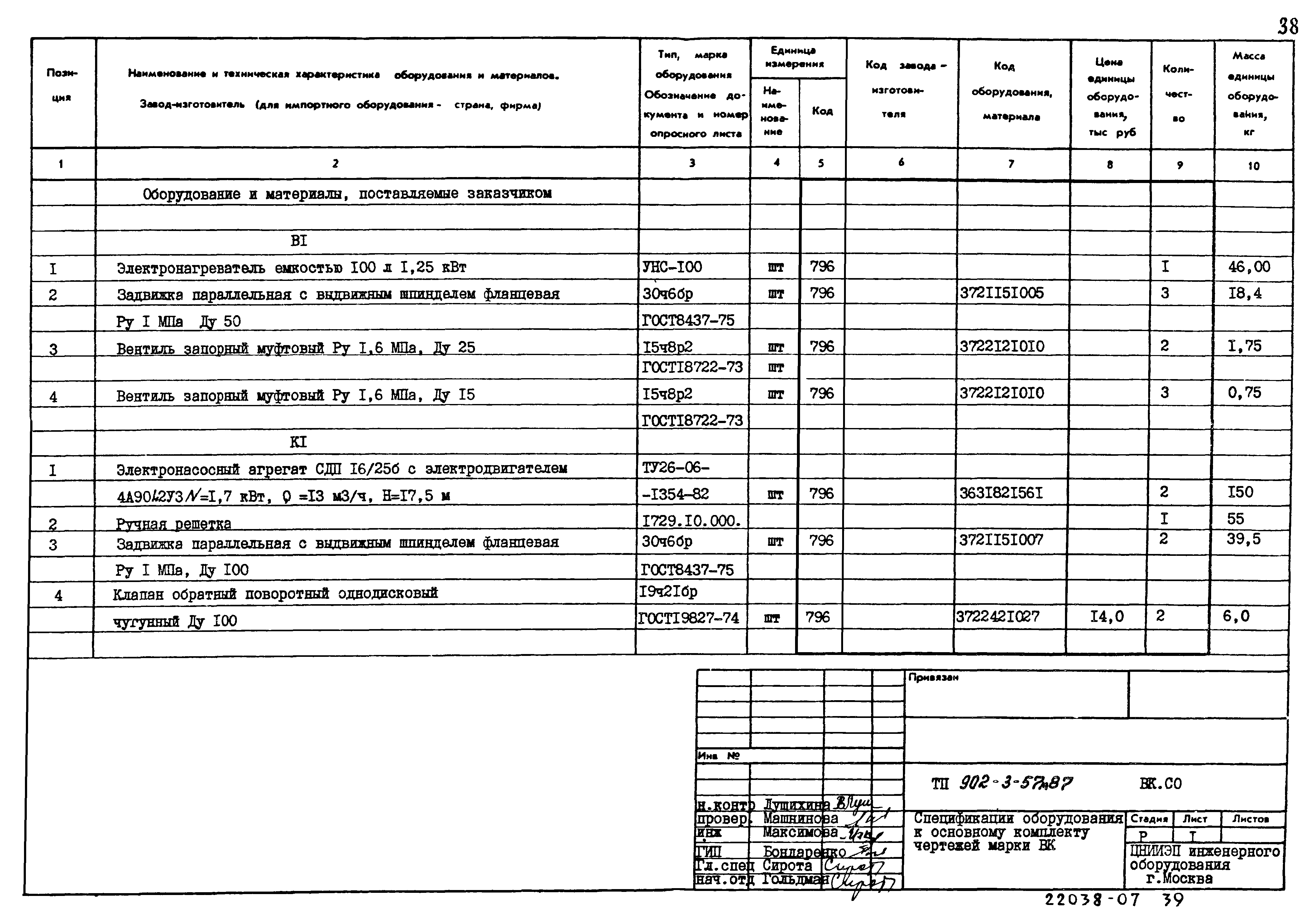 Типовой проект 902-3-57м.87