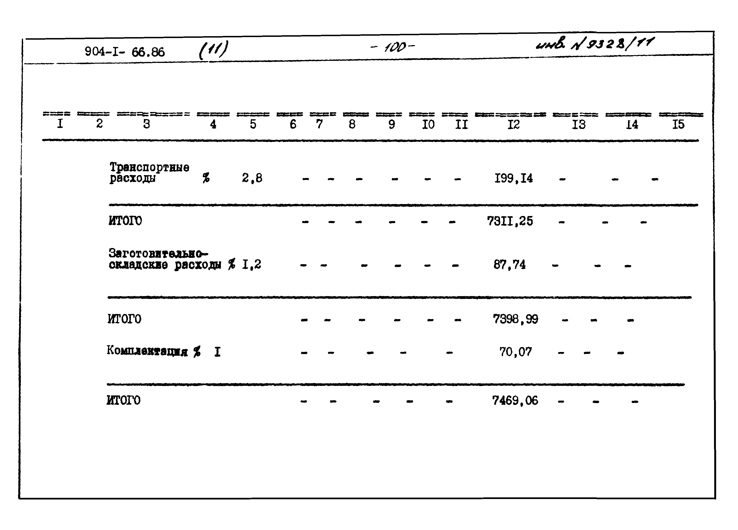 Типовой проект 904-1-66.86