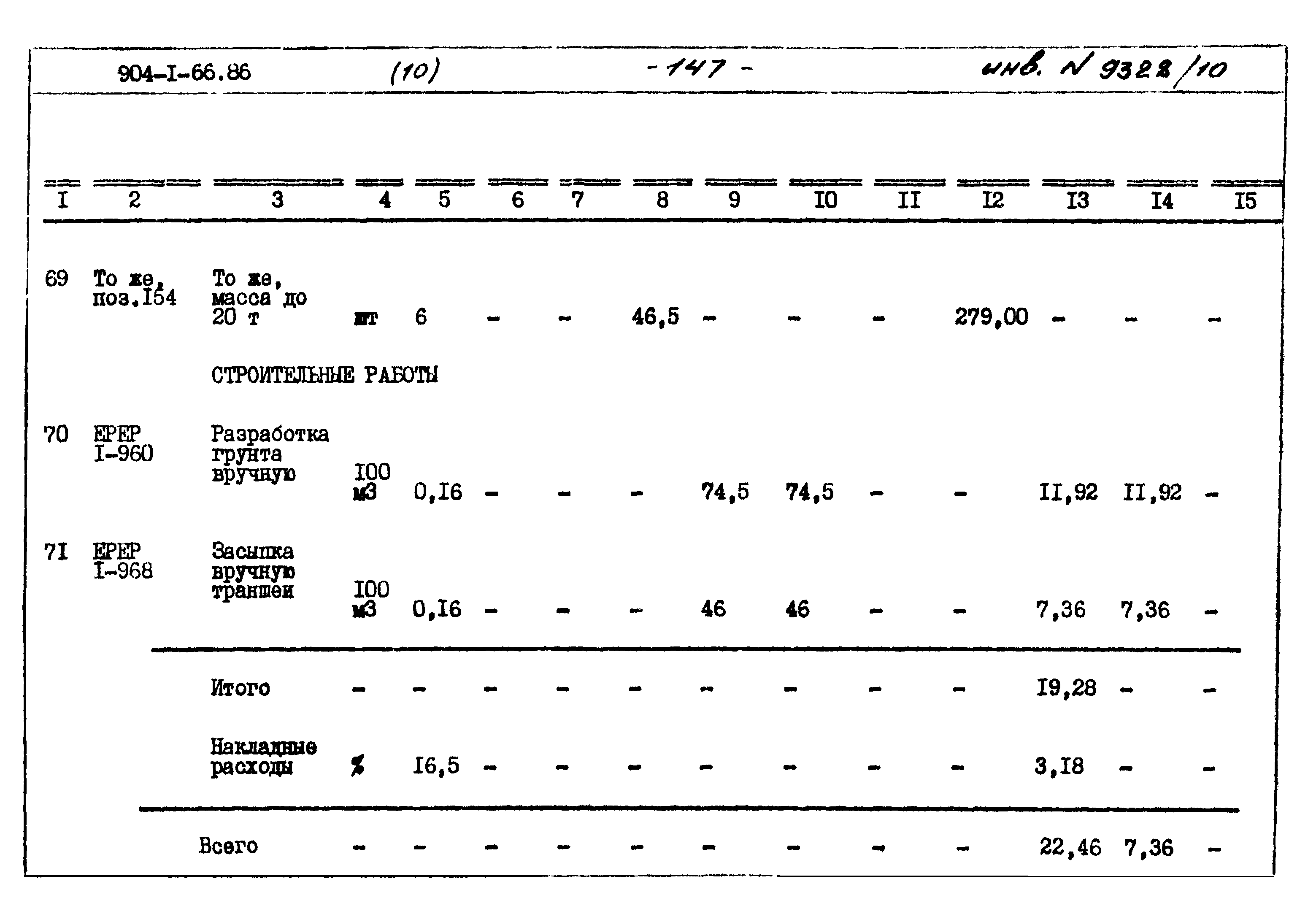 Типовой проект 904-1-66.86