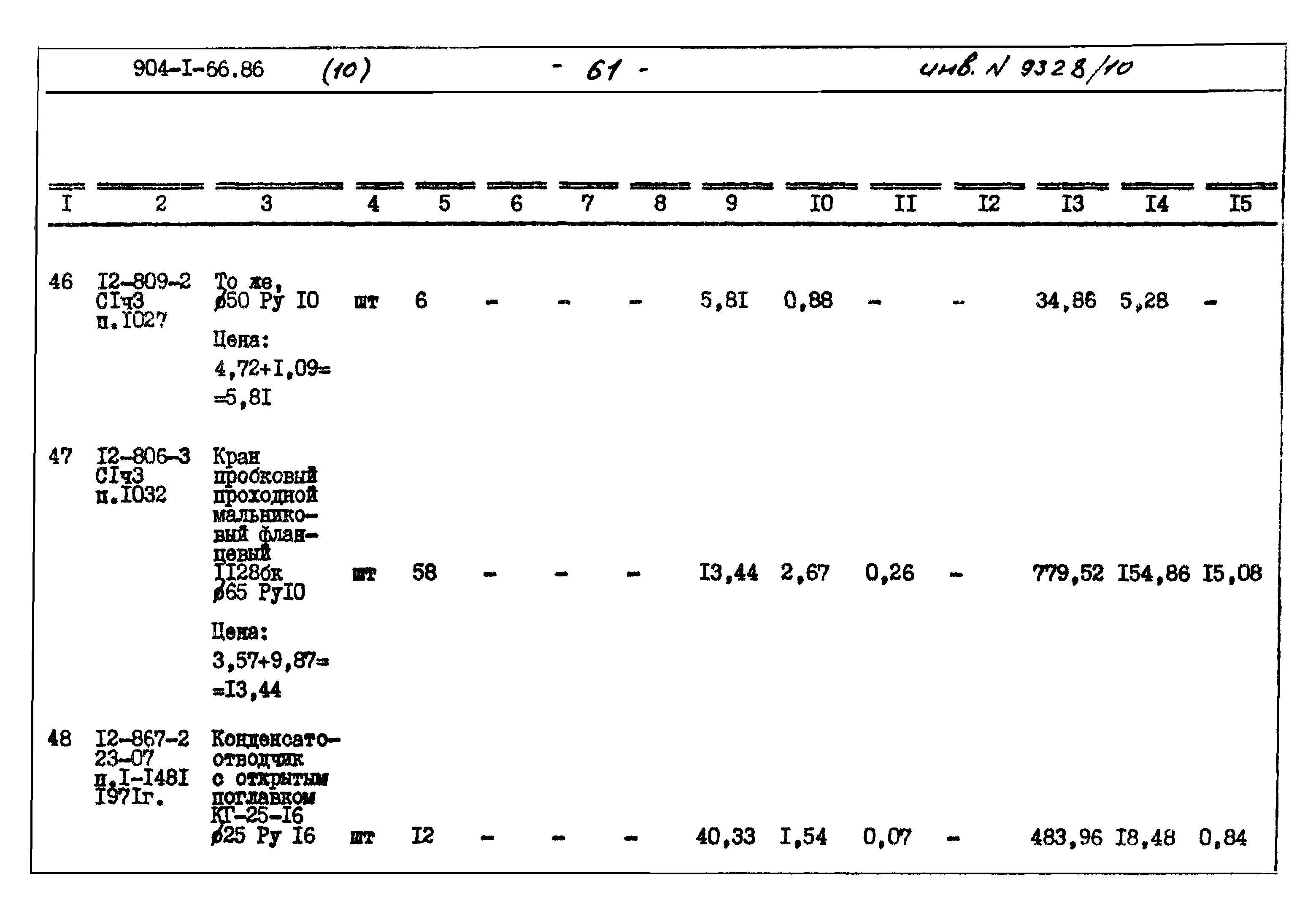 Типовой проект 904-1-66.86