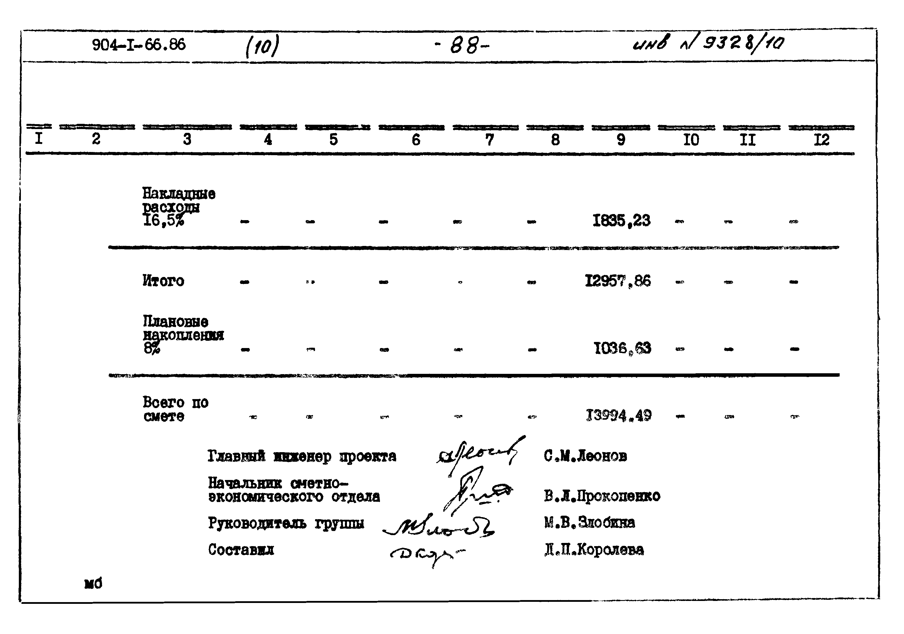 Типовой проект 904-1-66.86