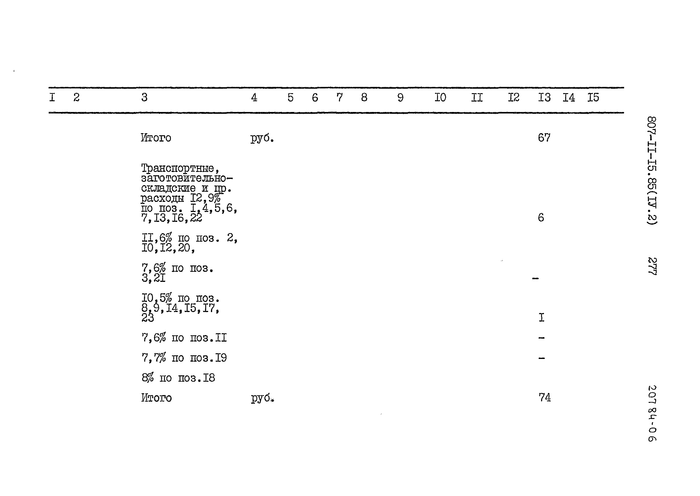 Типовой проект 807-11-15.85