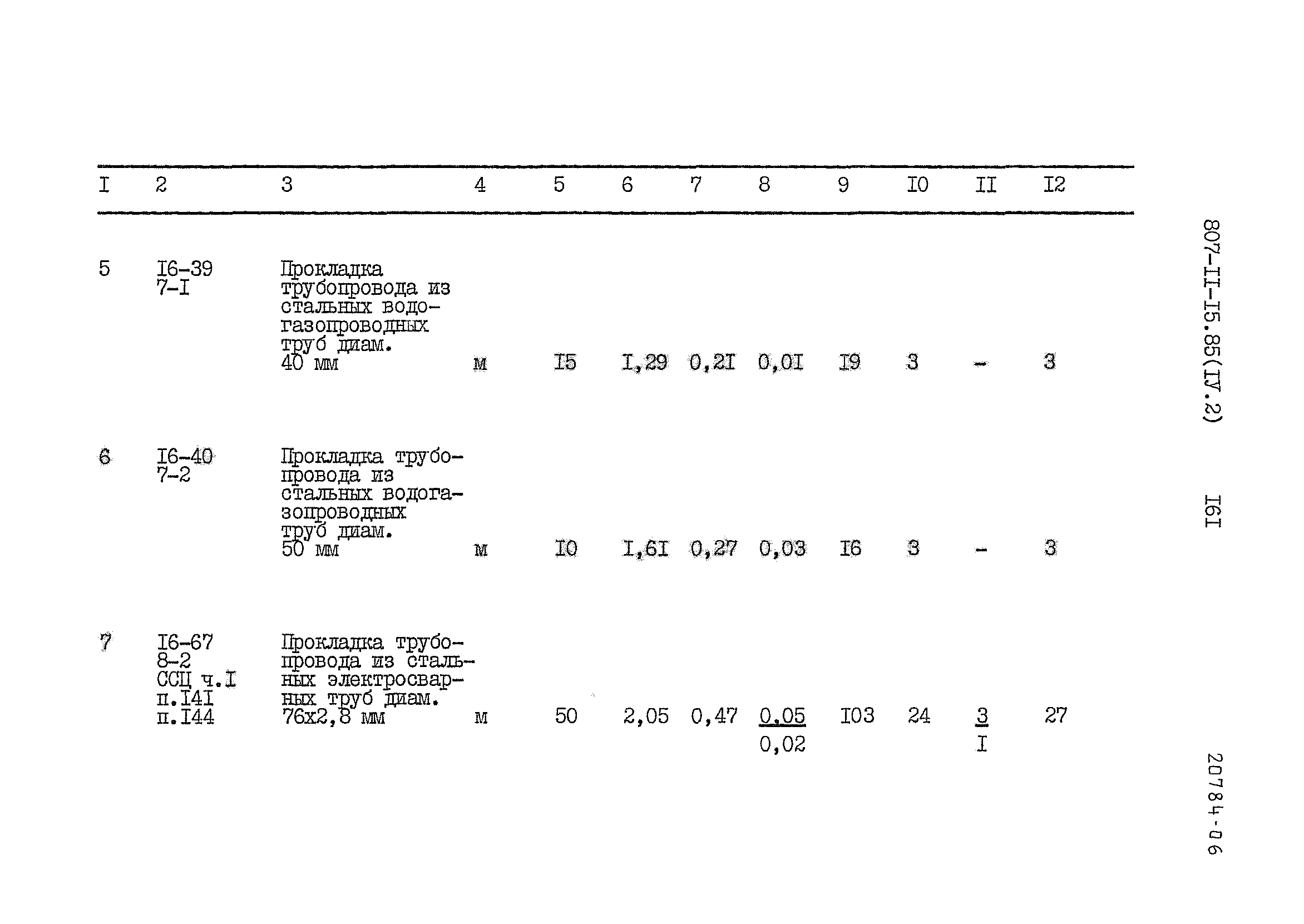 Типовой проект 807-11-15.85