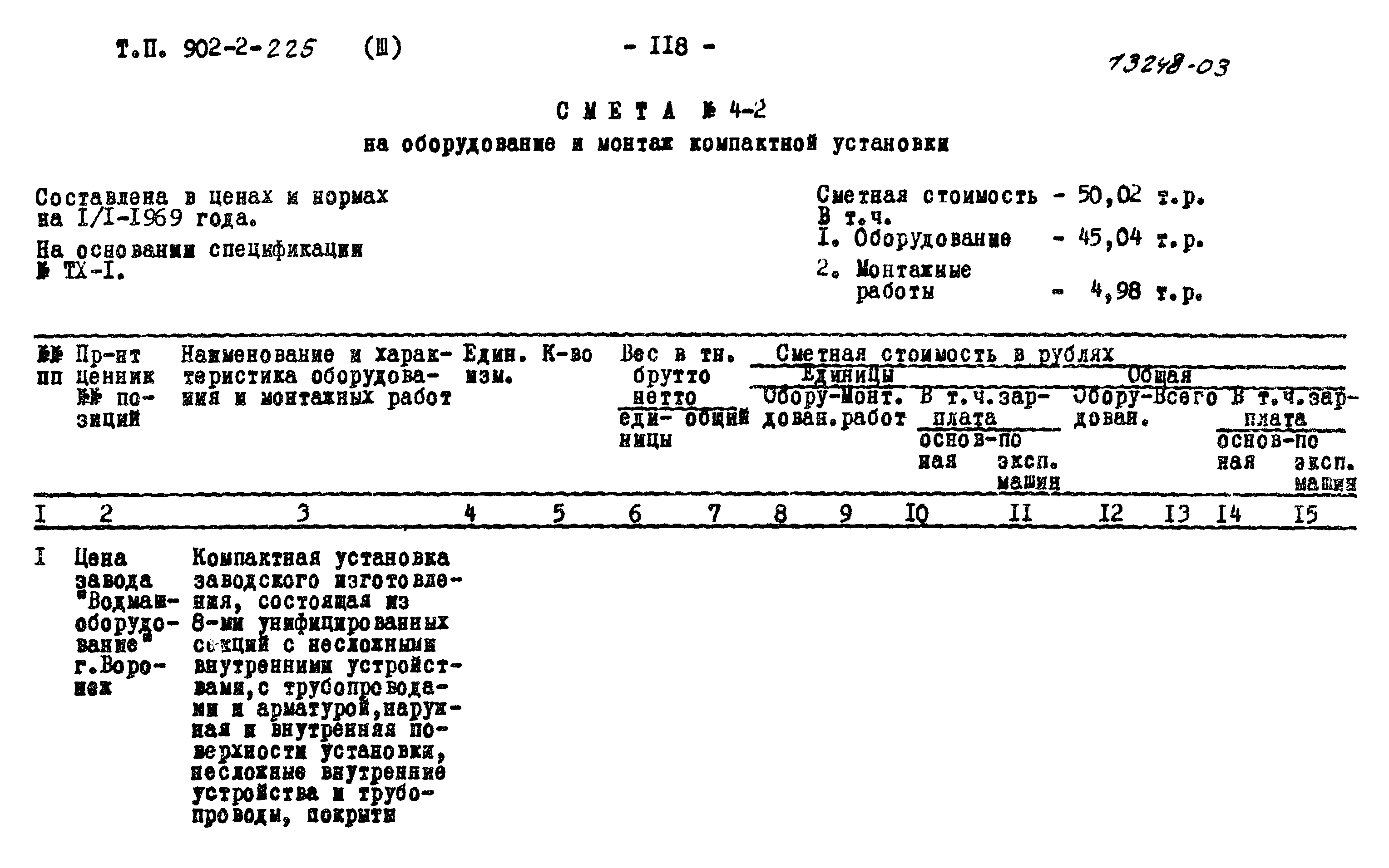 Типовой проект 902-2-225