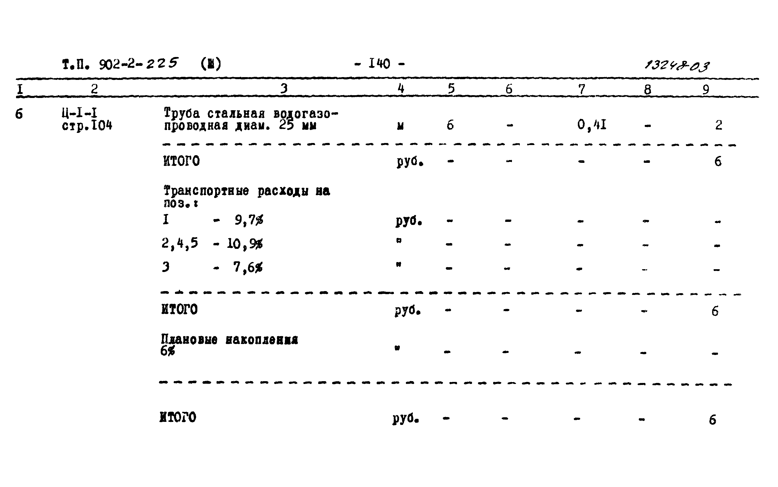 Типовой проект 902-2-225