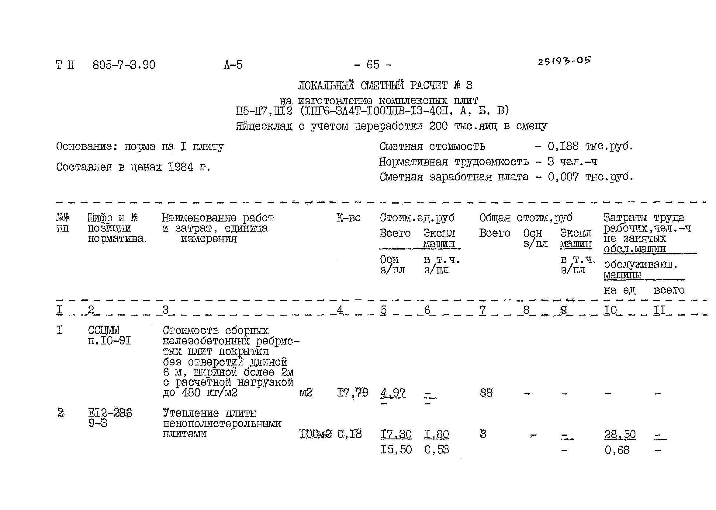 Типовой проект 805-7-3.90