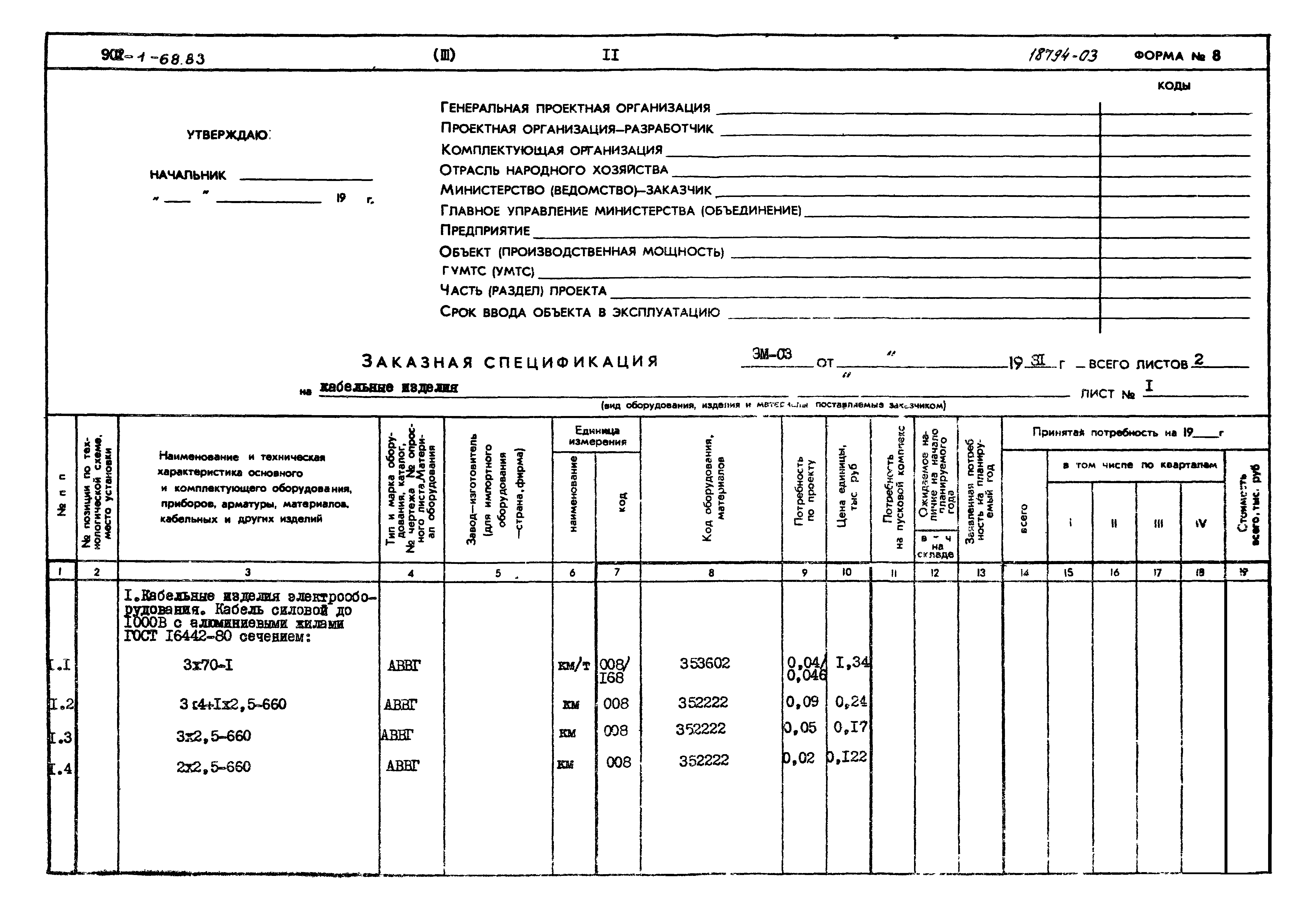 Типовой проект 902-1-68.83