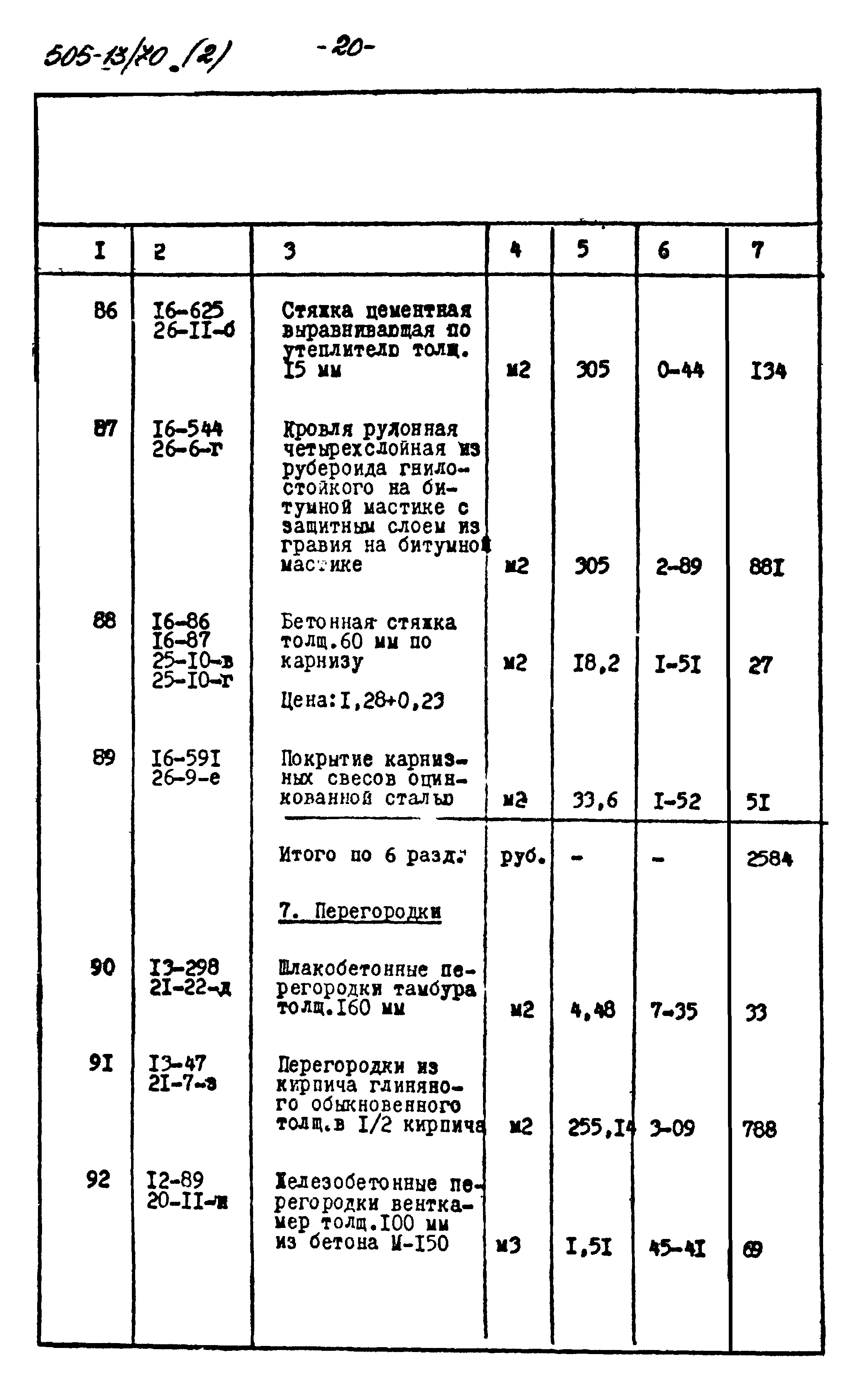 Типовой проект 505-13/70