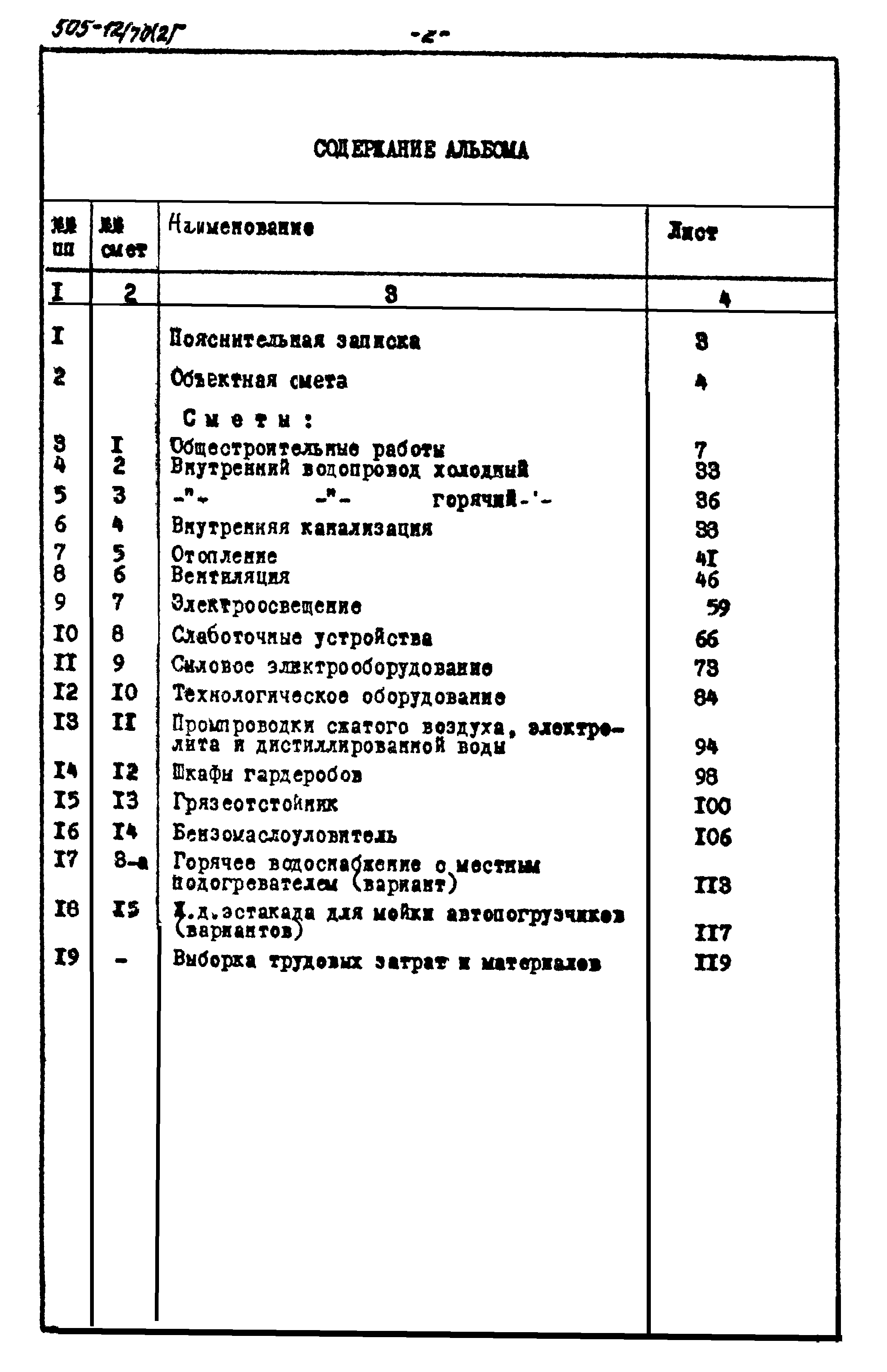 Типовой проект 505-12/70