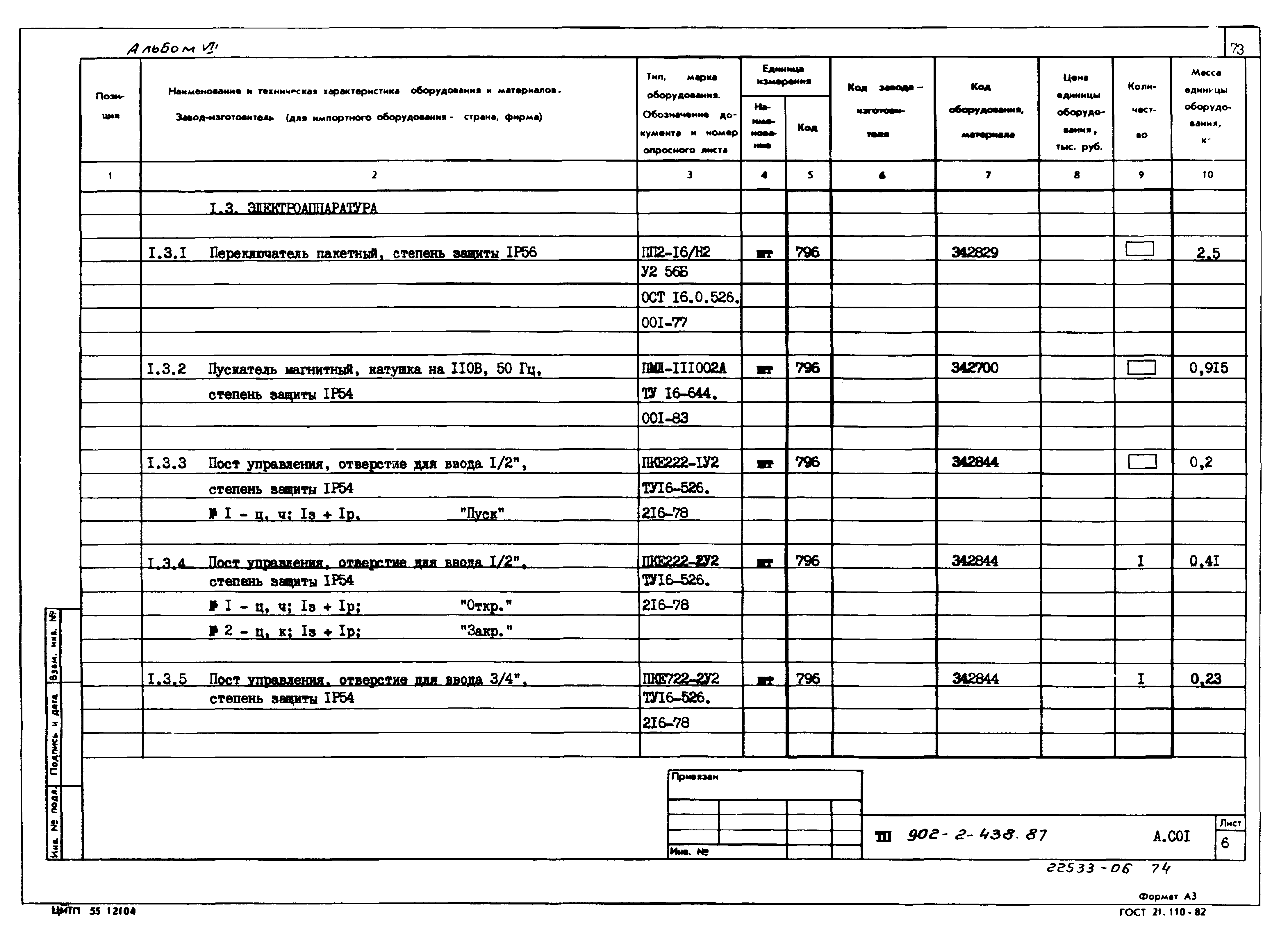 Типовой проект 902-2-438.87