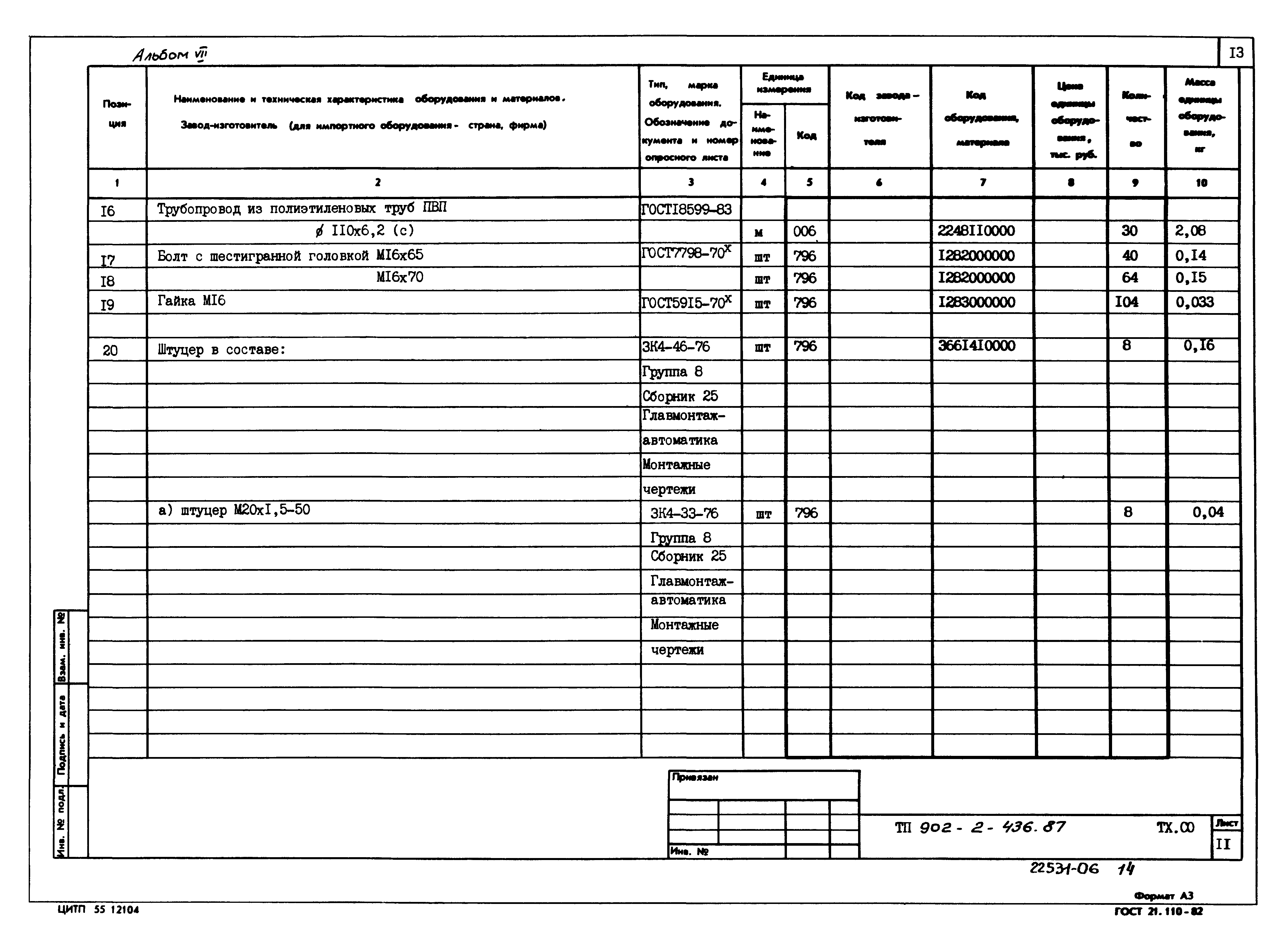 Типовой проект 902-2-437.87