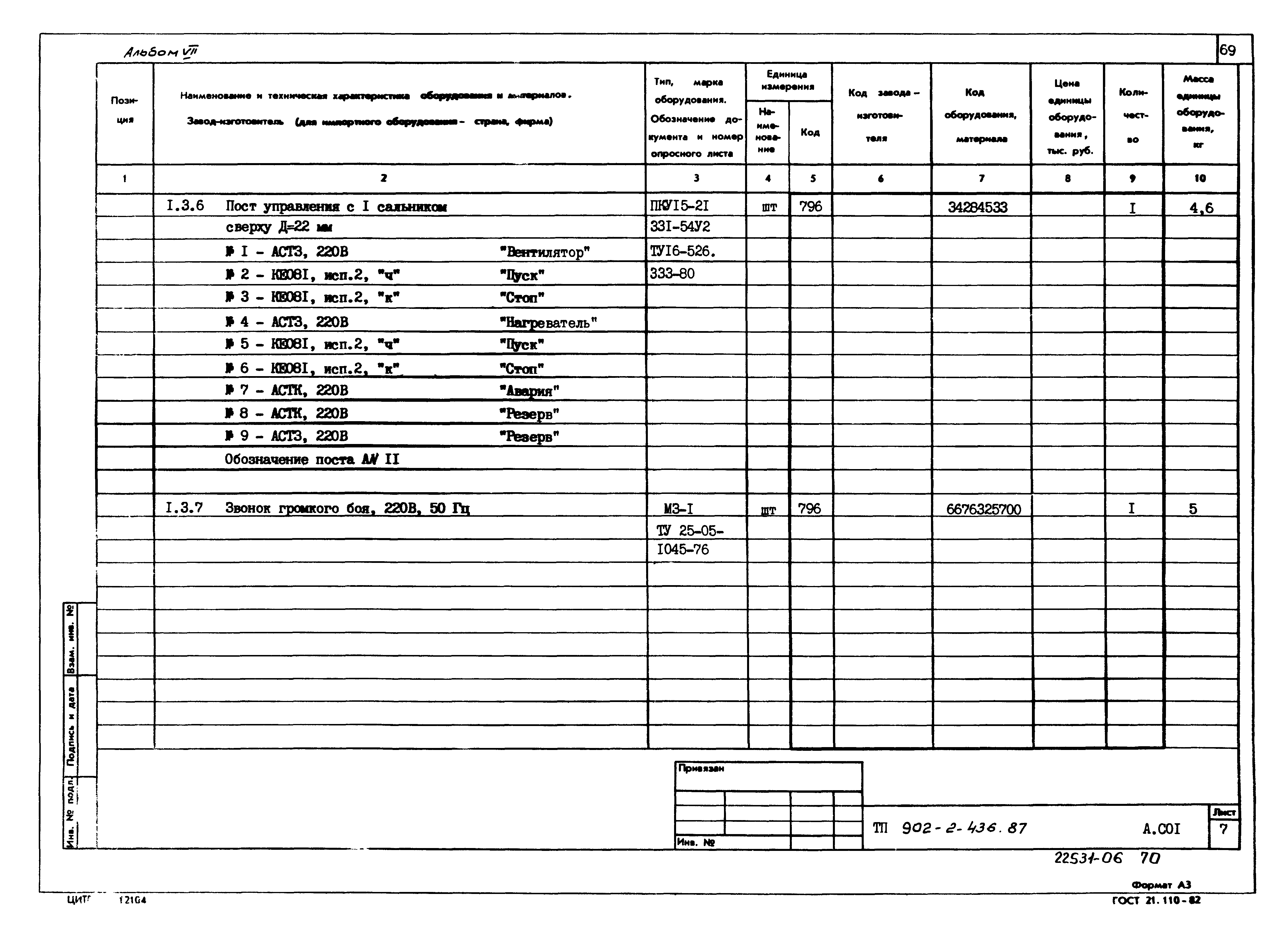 Типовой проект 902-2-437.87