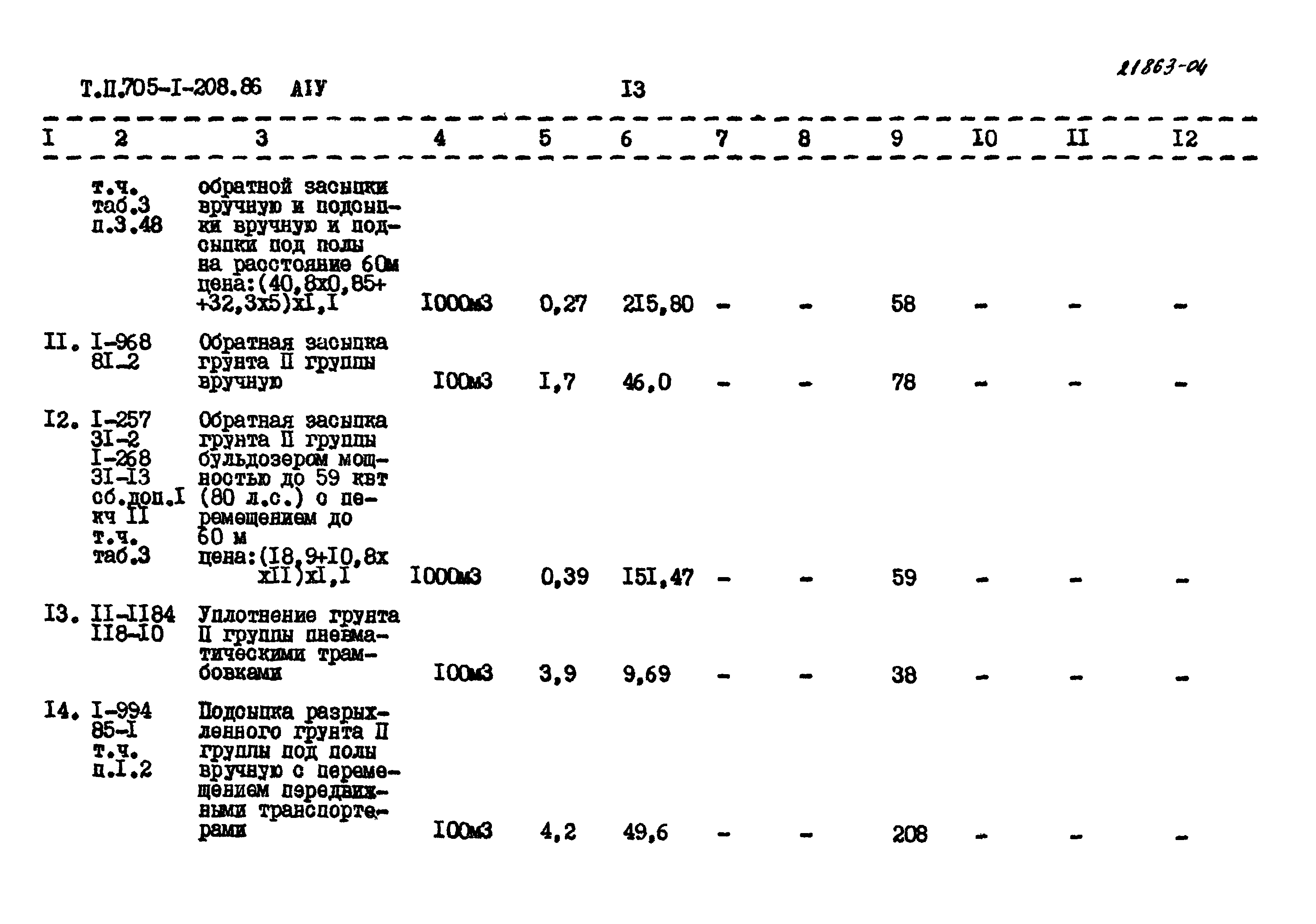 Типовой проект 705-1-208.86