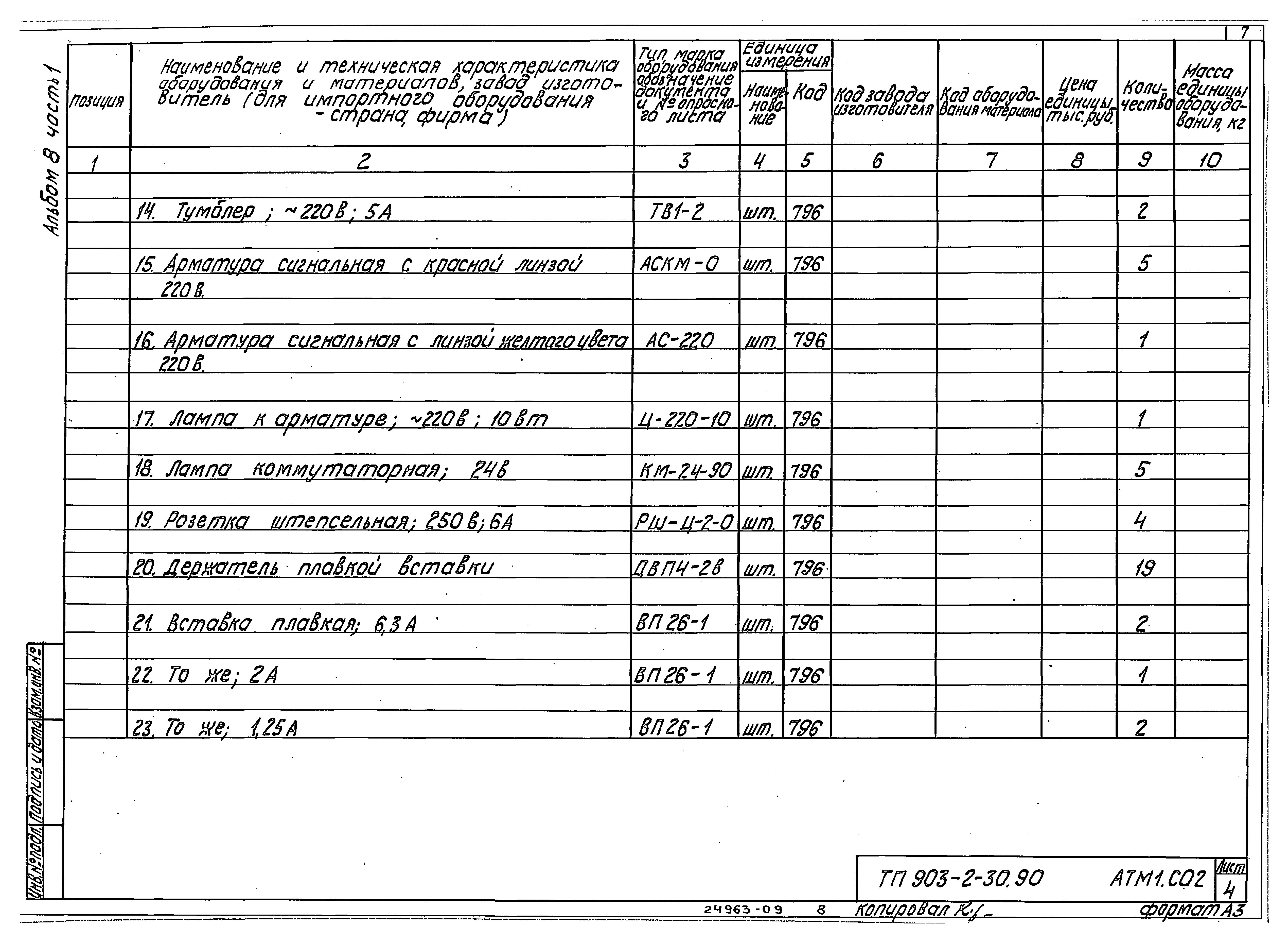 Типовой проект 903-2-30.90