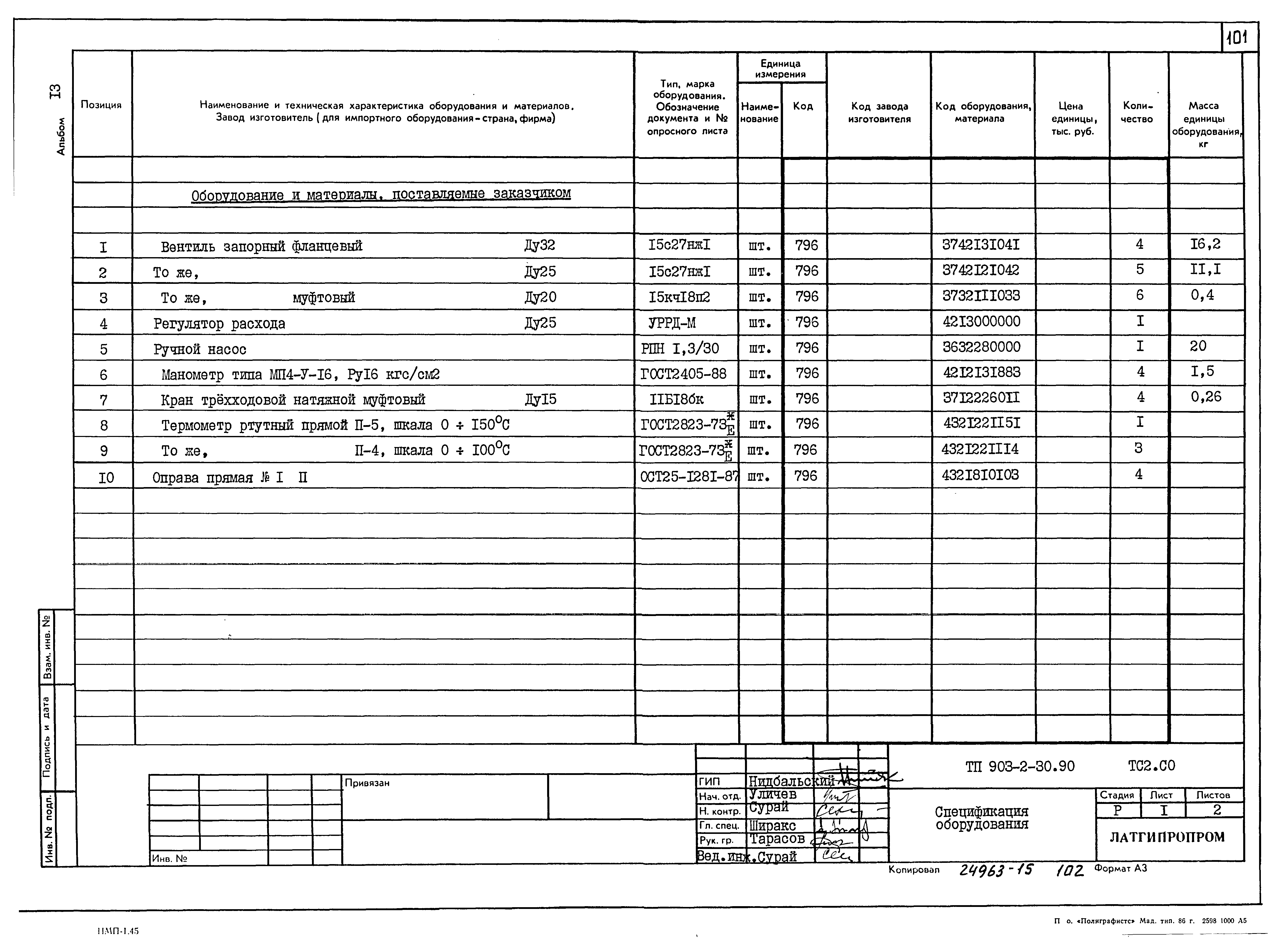 Типовой проект 903-2-31.90