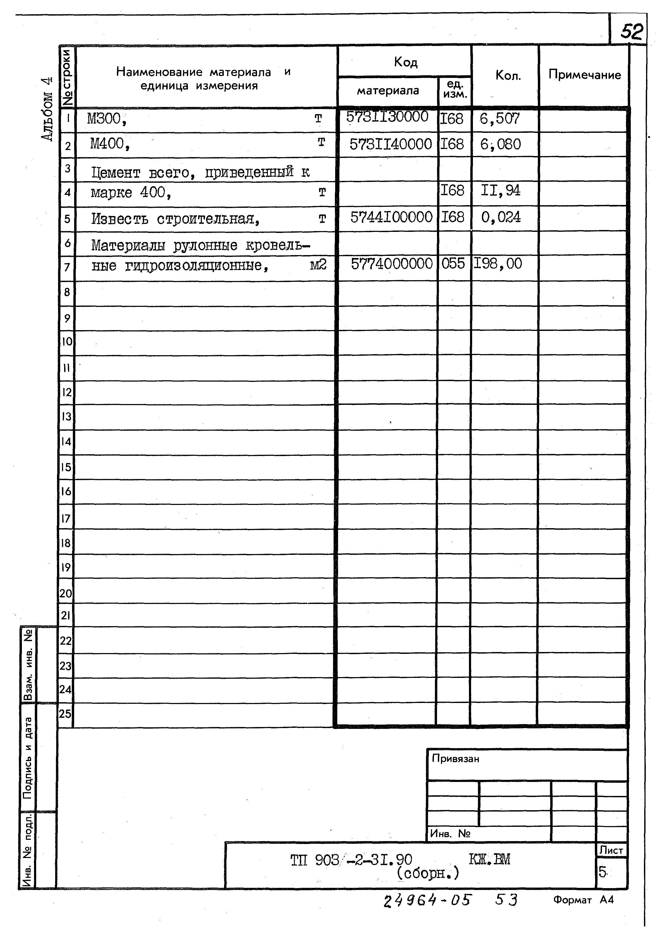 Типовой проект 903-2-31.90