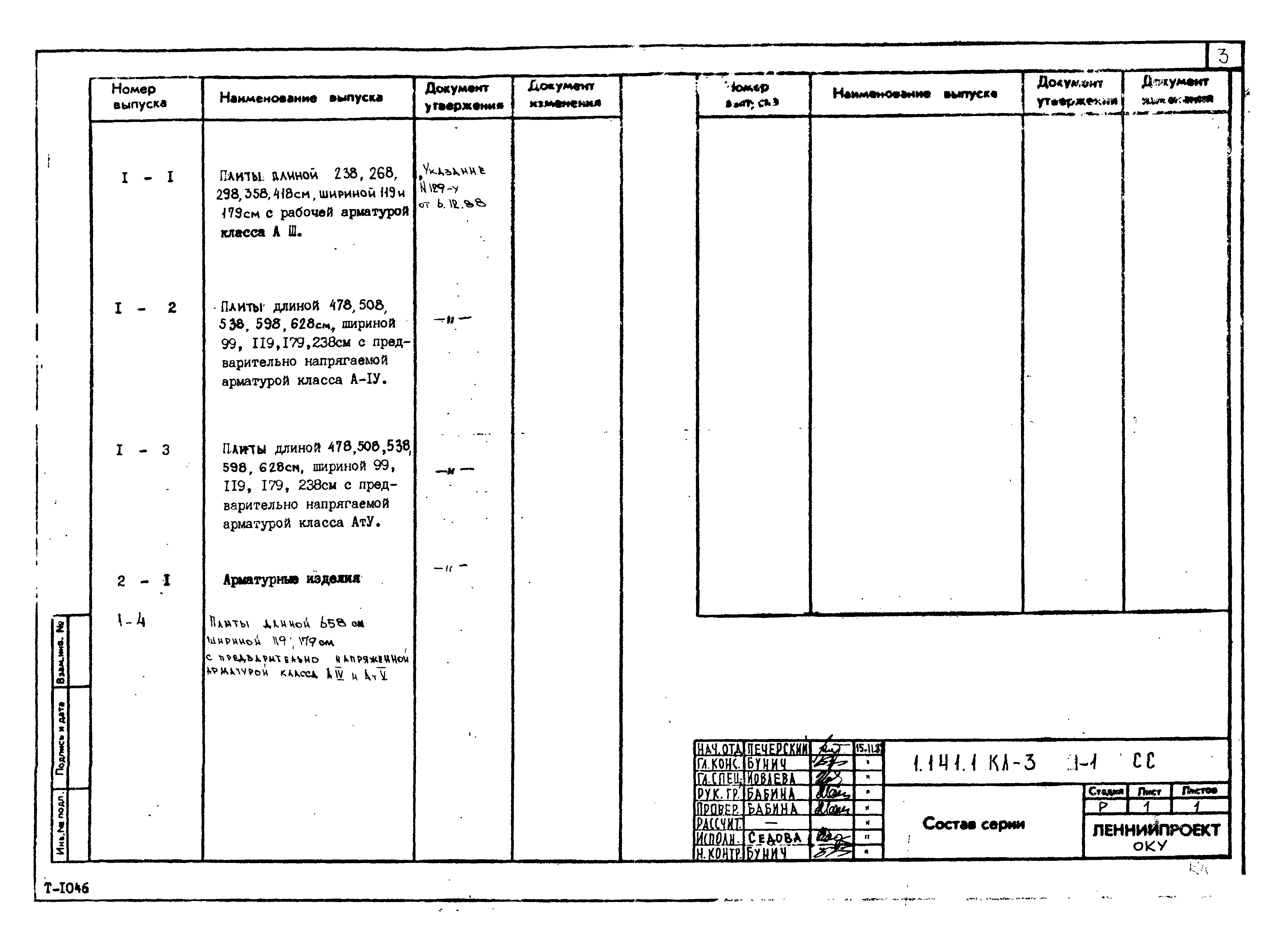 Серия 1.141.1 КЛ-3