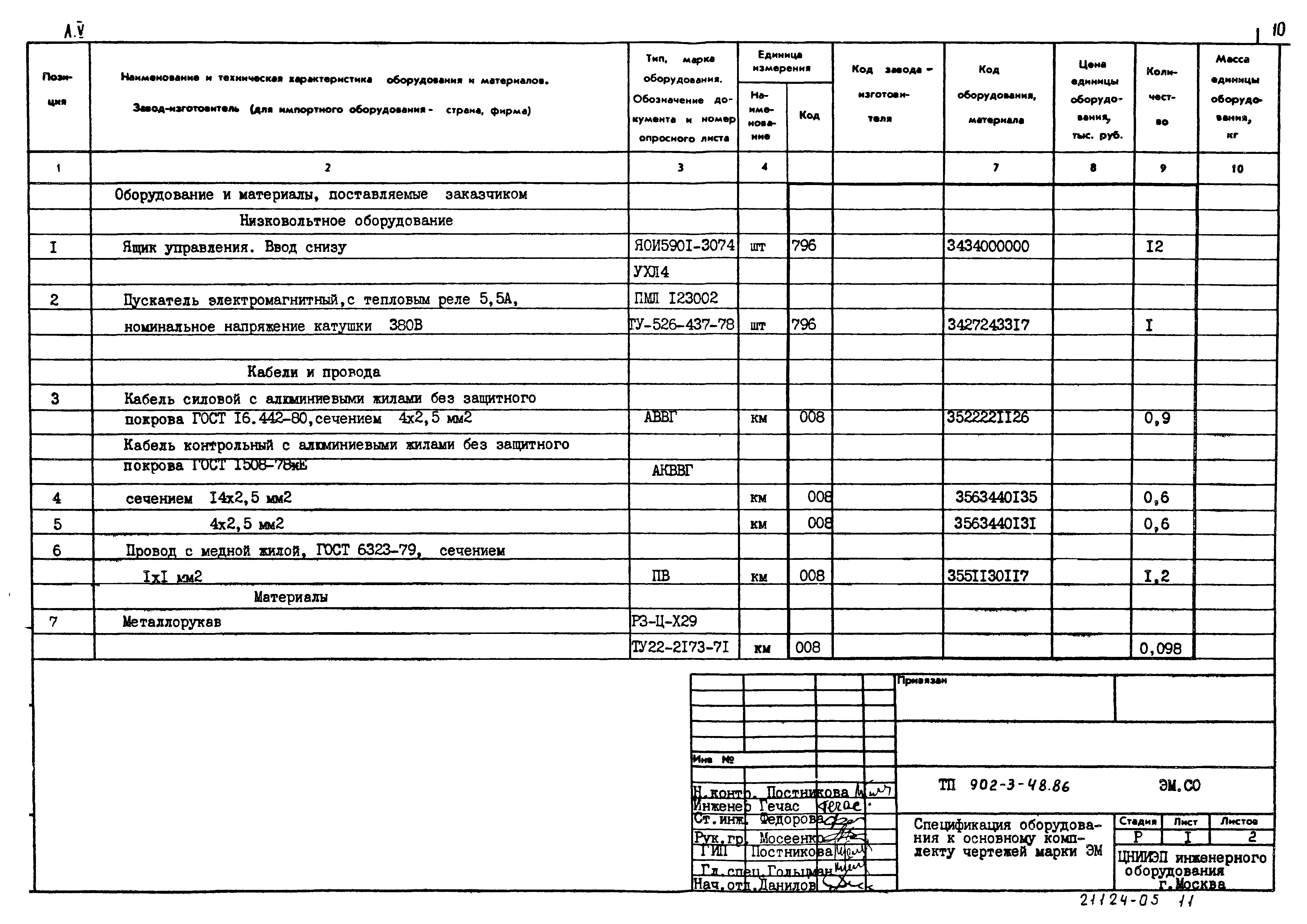 Типовой проект 902-3-48.86