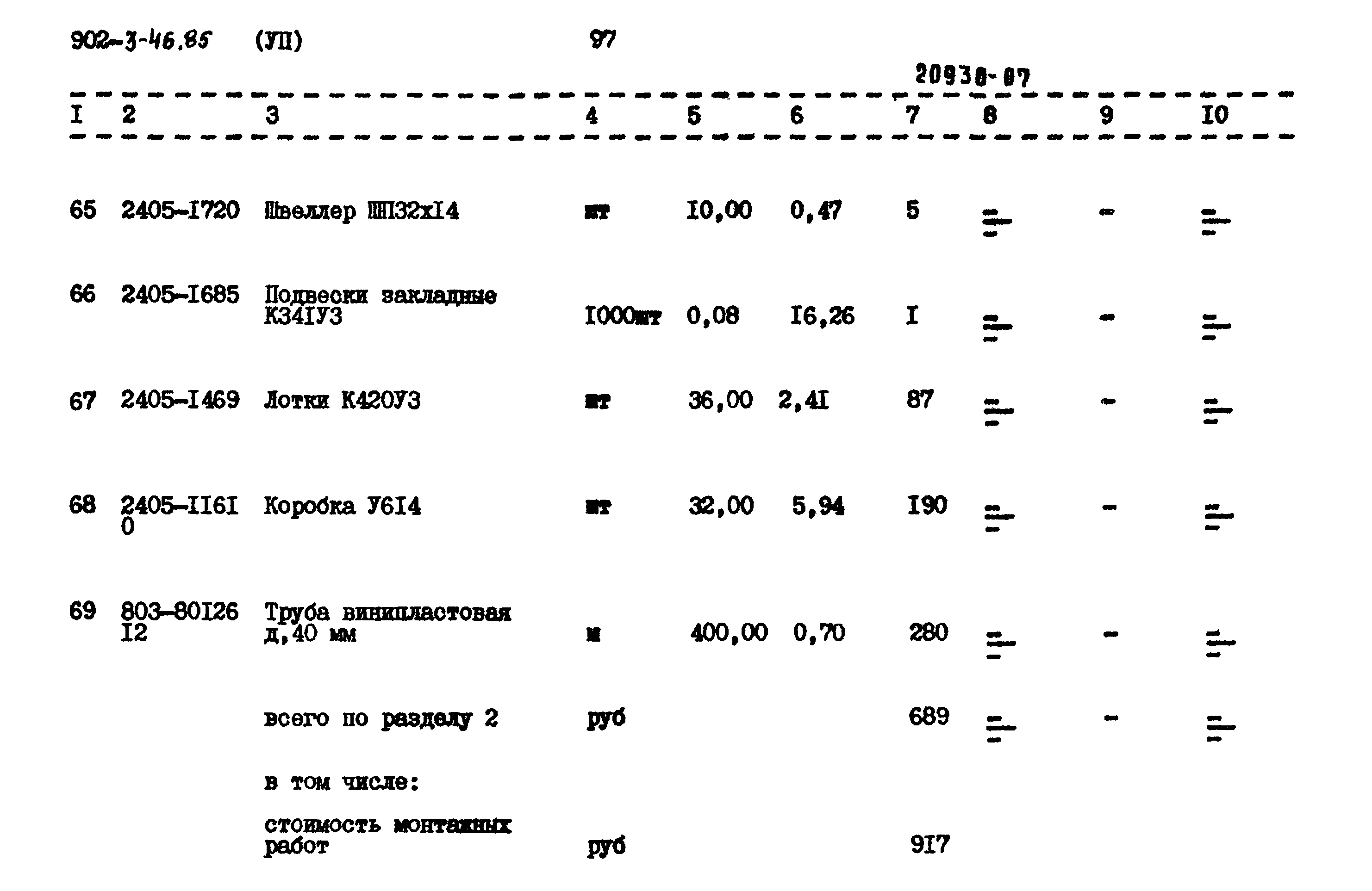 Типовой проект 902-3-46.85