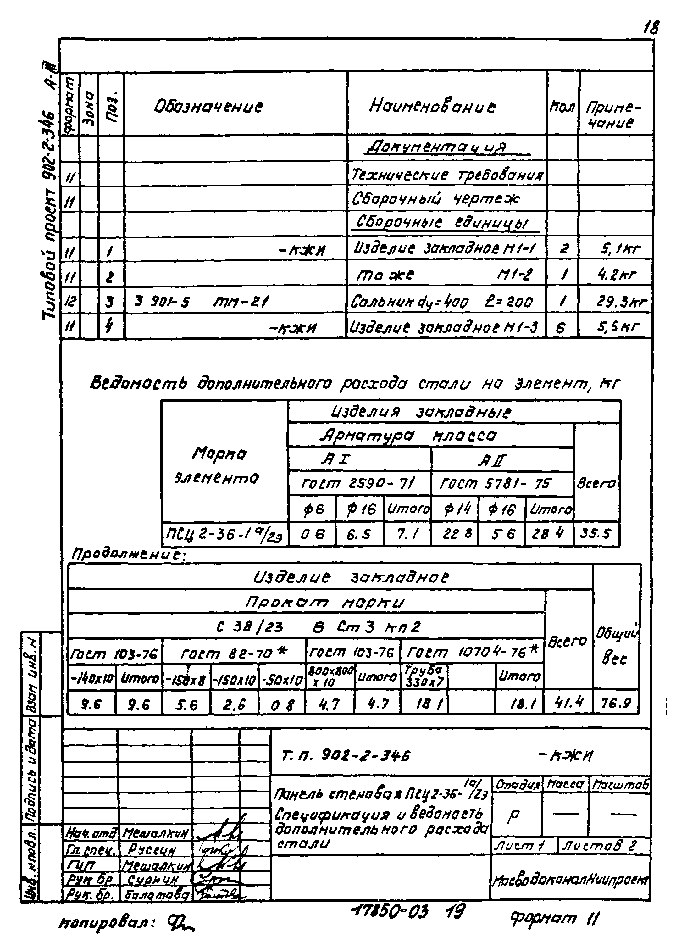 Типовой проект 902-2-346