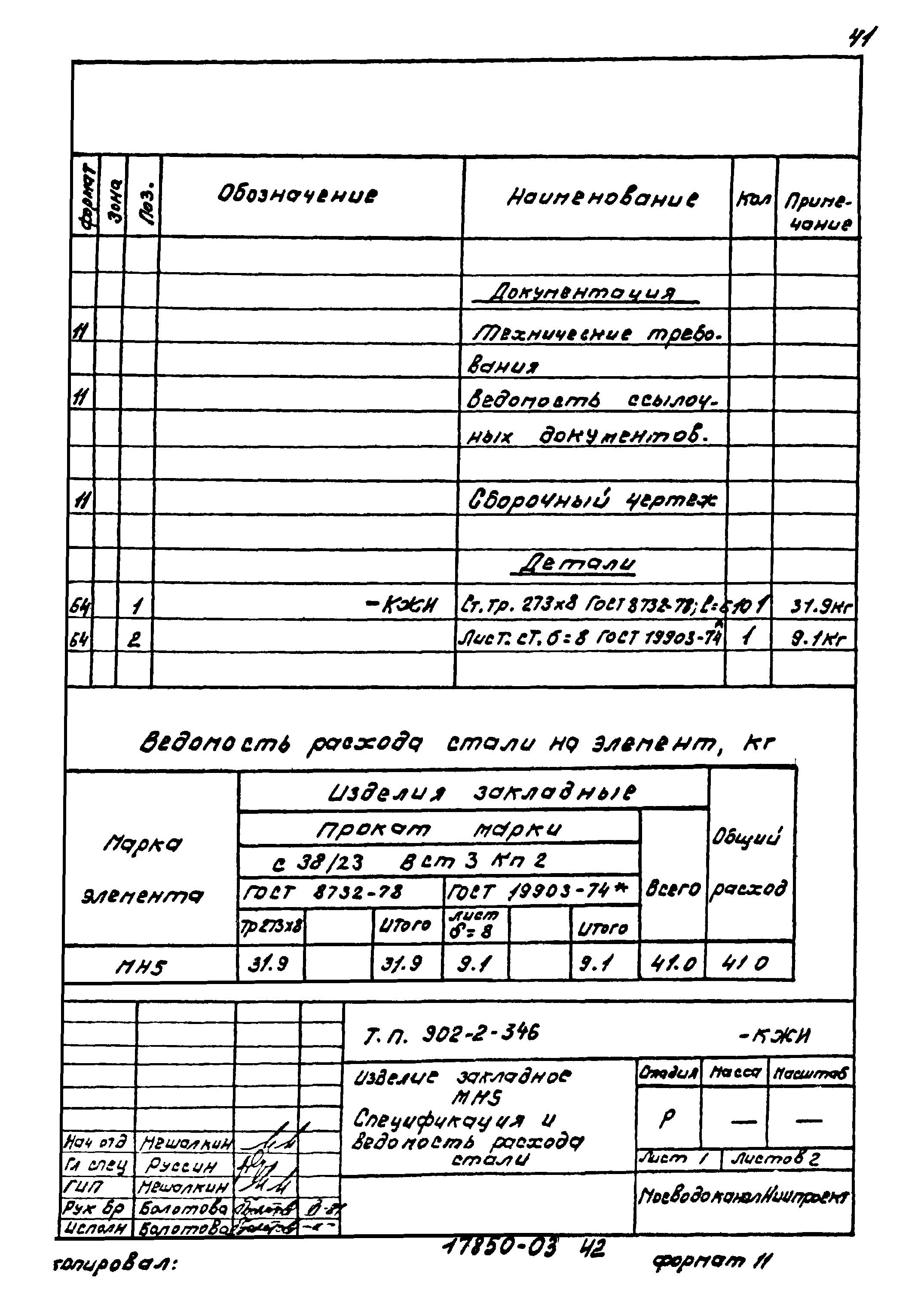 Типовой проект 902-2-346