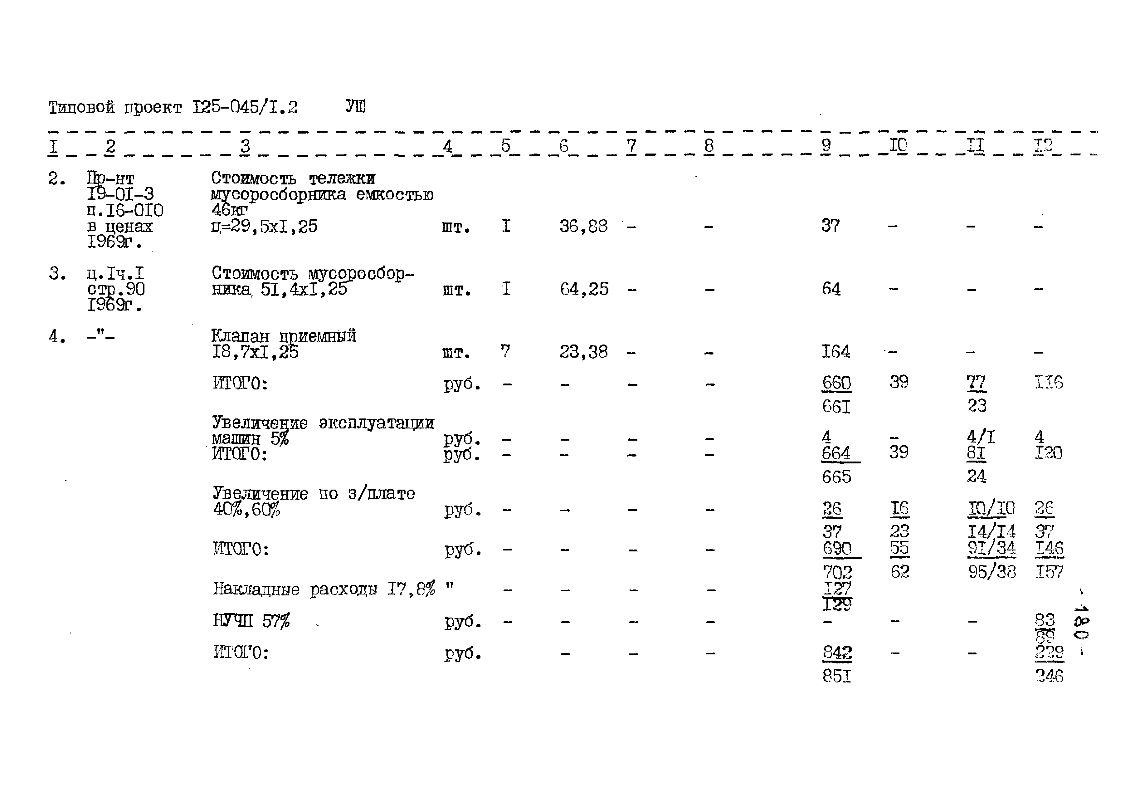 Типовой проект 125-045/1.2