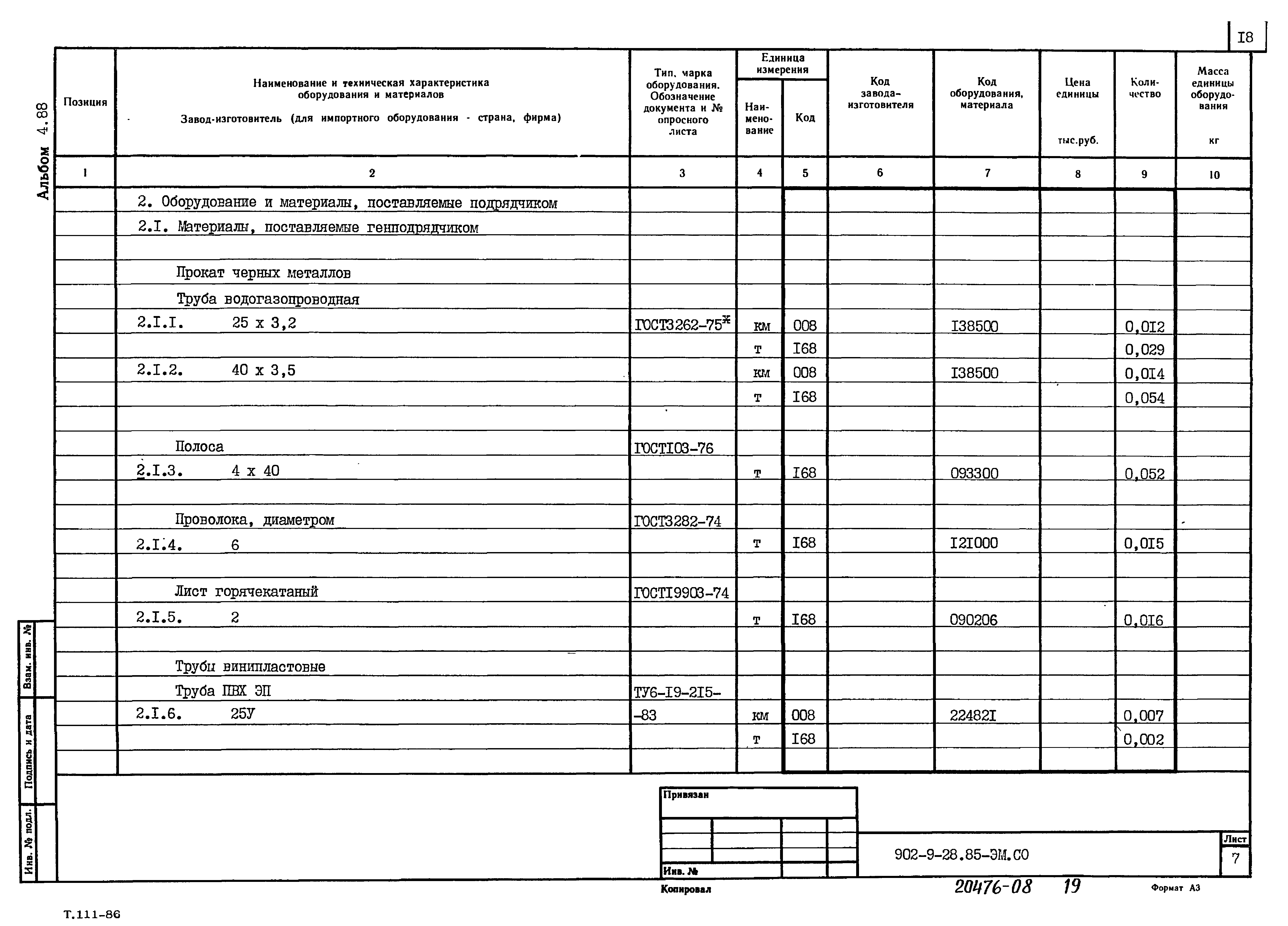 Типовой проект 902-9-28.85