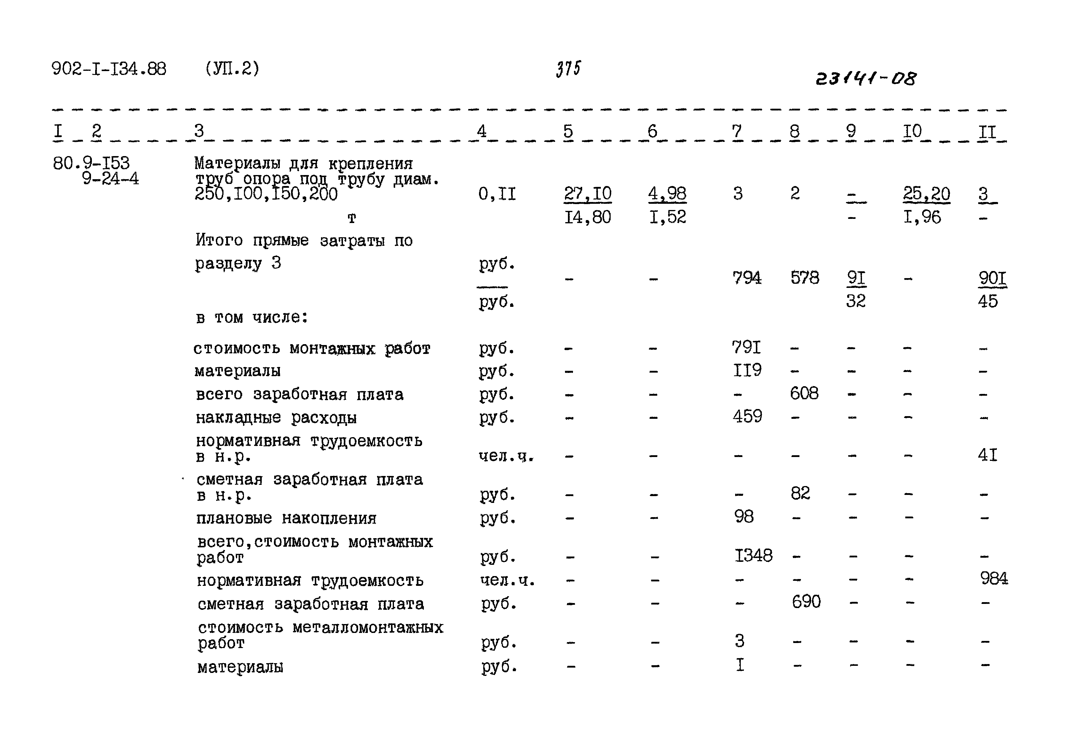 Типовой проект 902-1-134.88