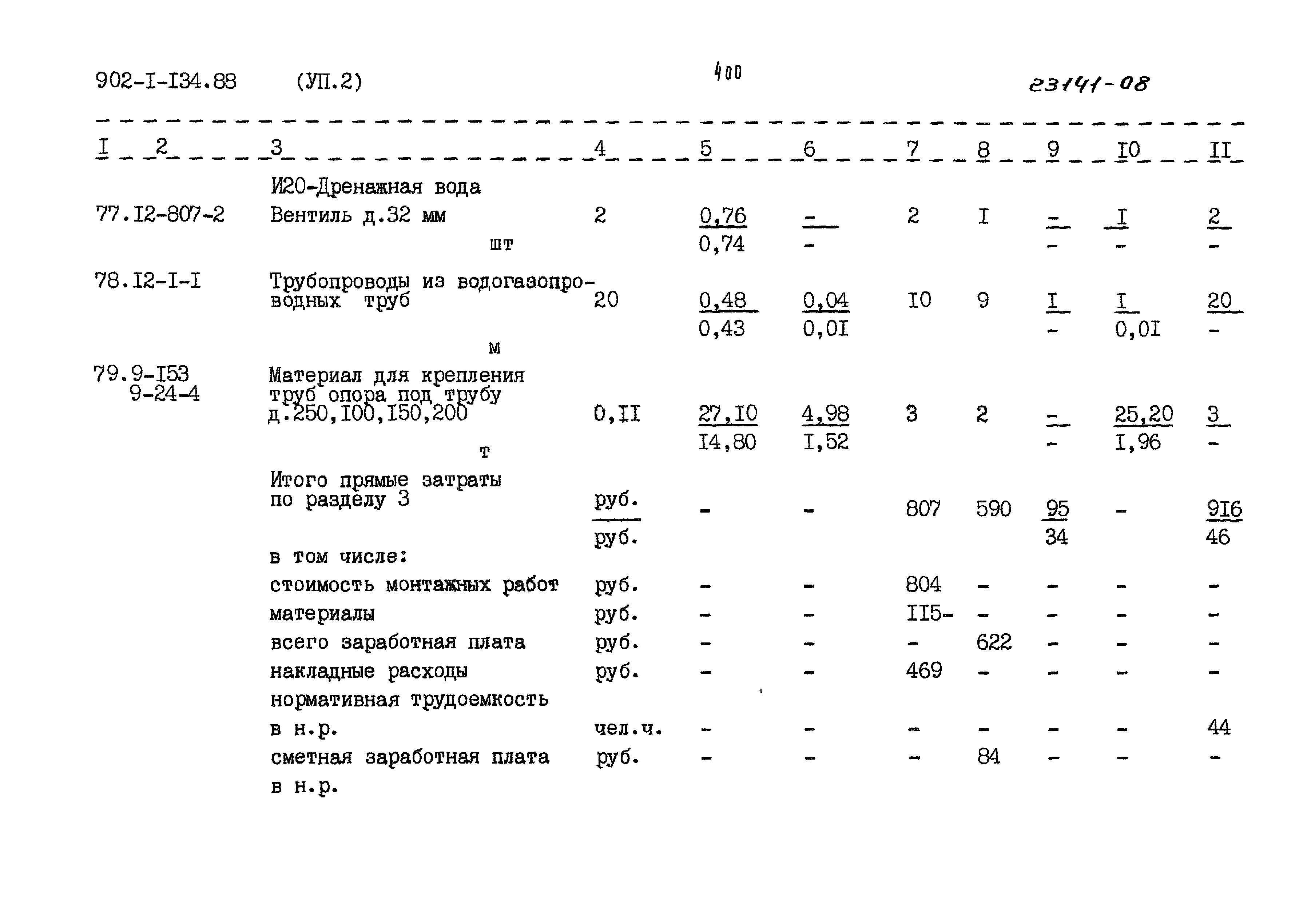 Типовой проект 902-1-134.88