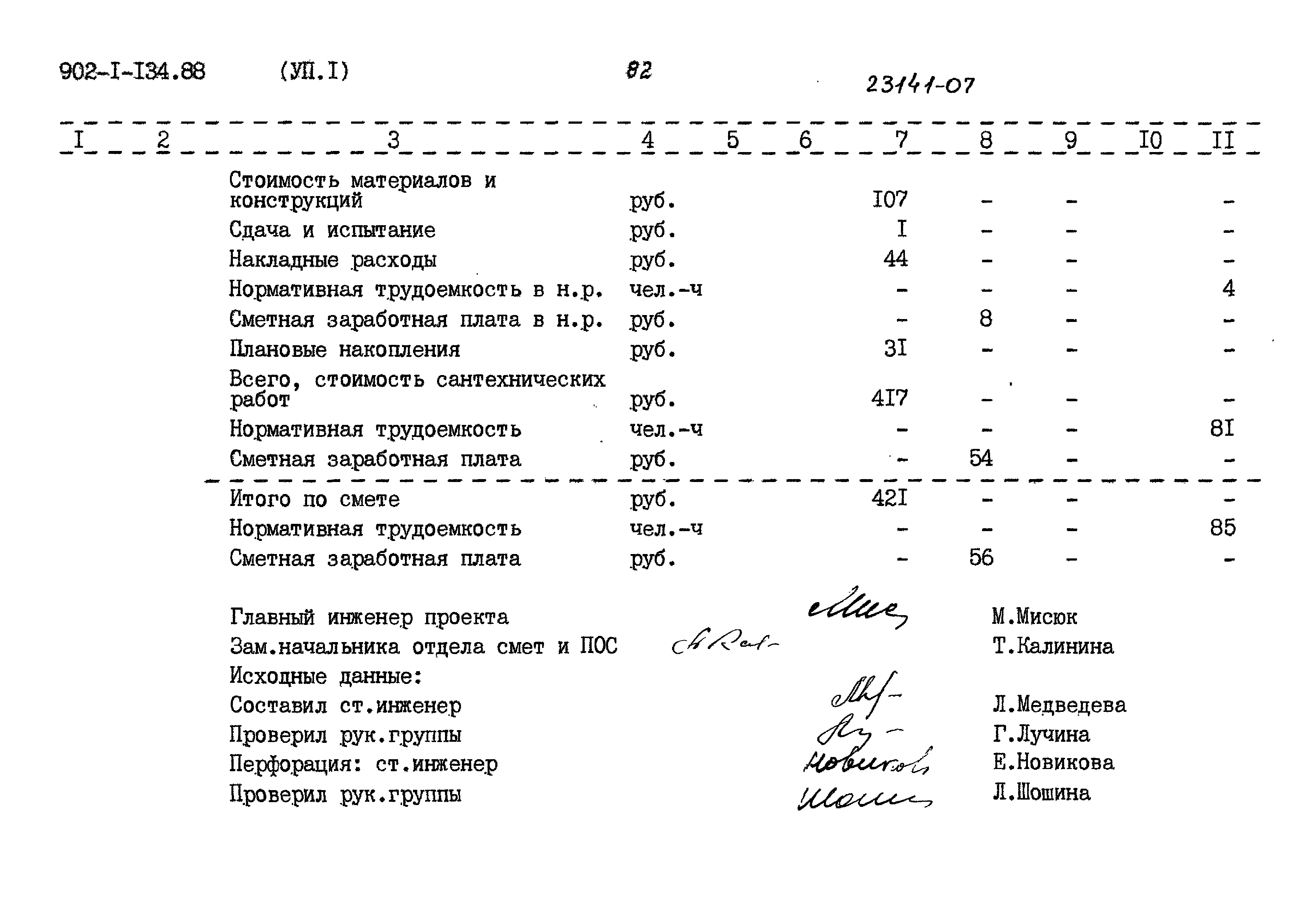 Типовой проект 902-1-134.88