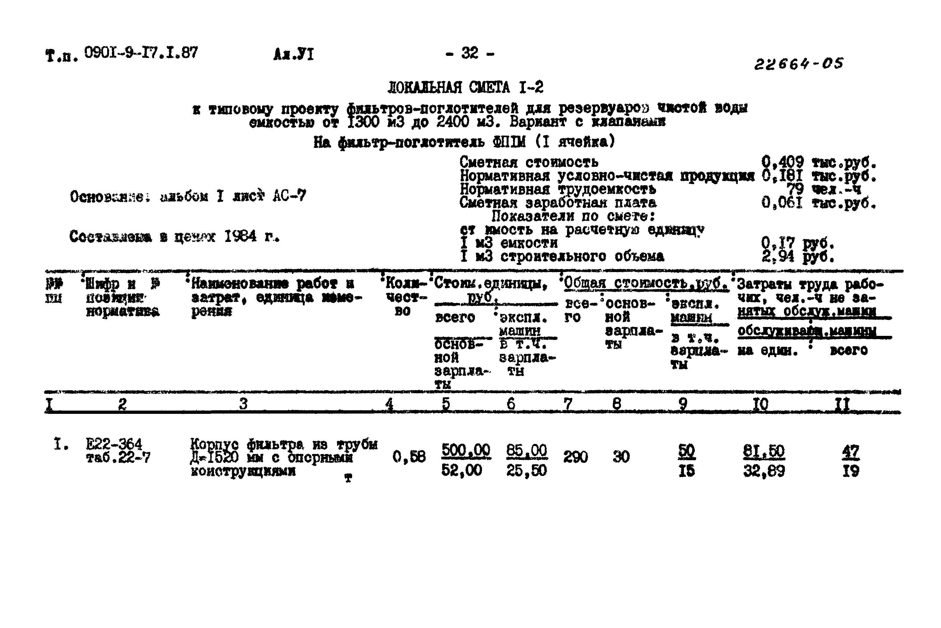 Типовой проект 0901-9-17.2.87