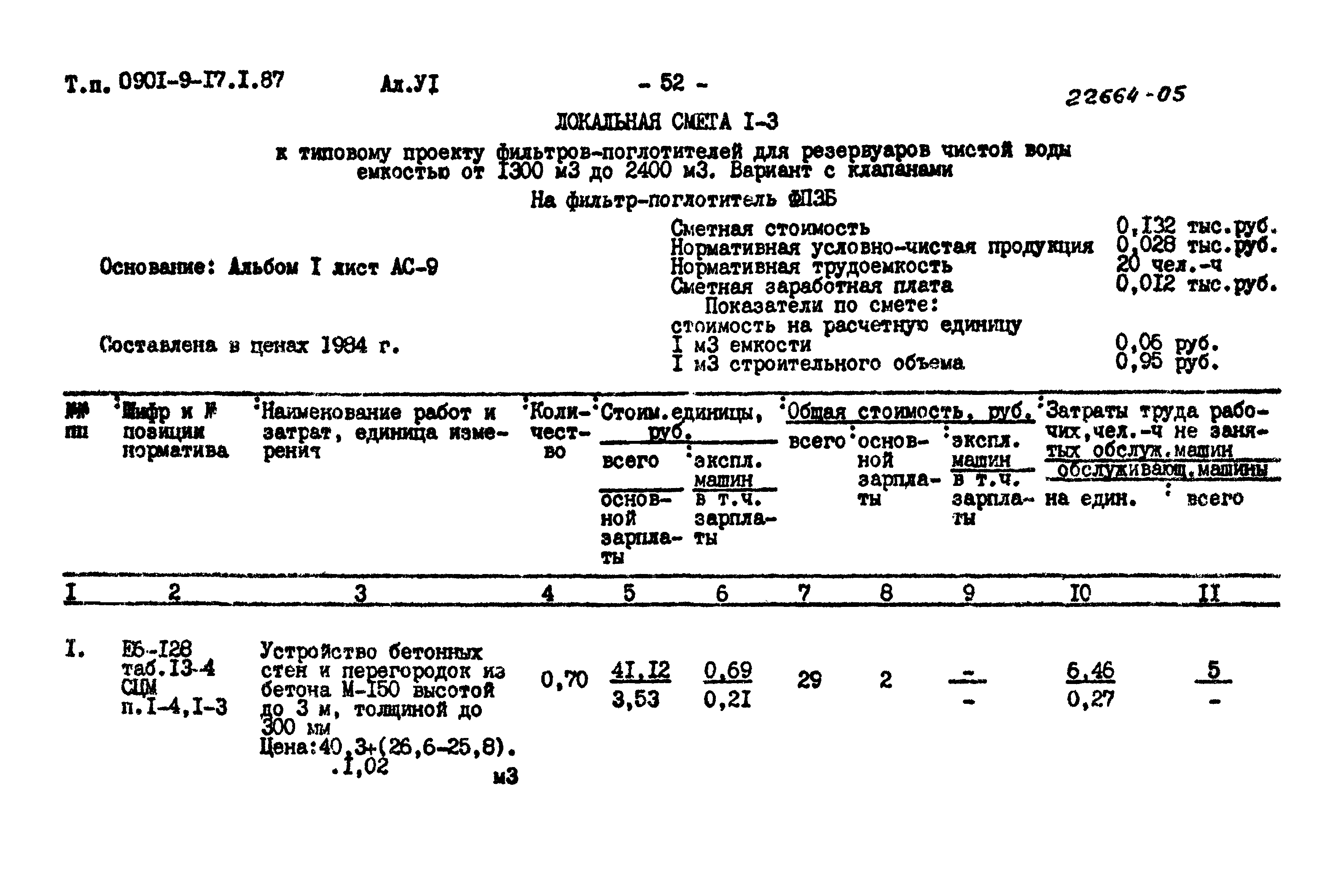 Типовой проект 0901-9-17.1.87