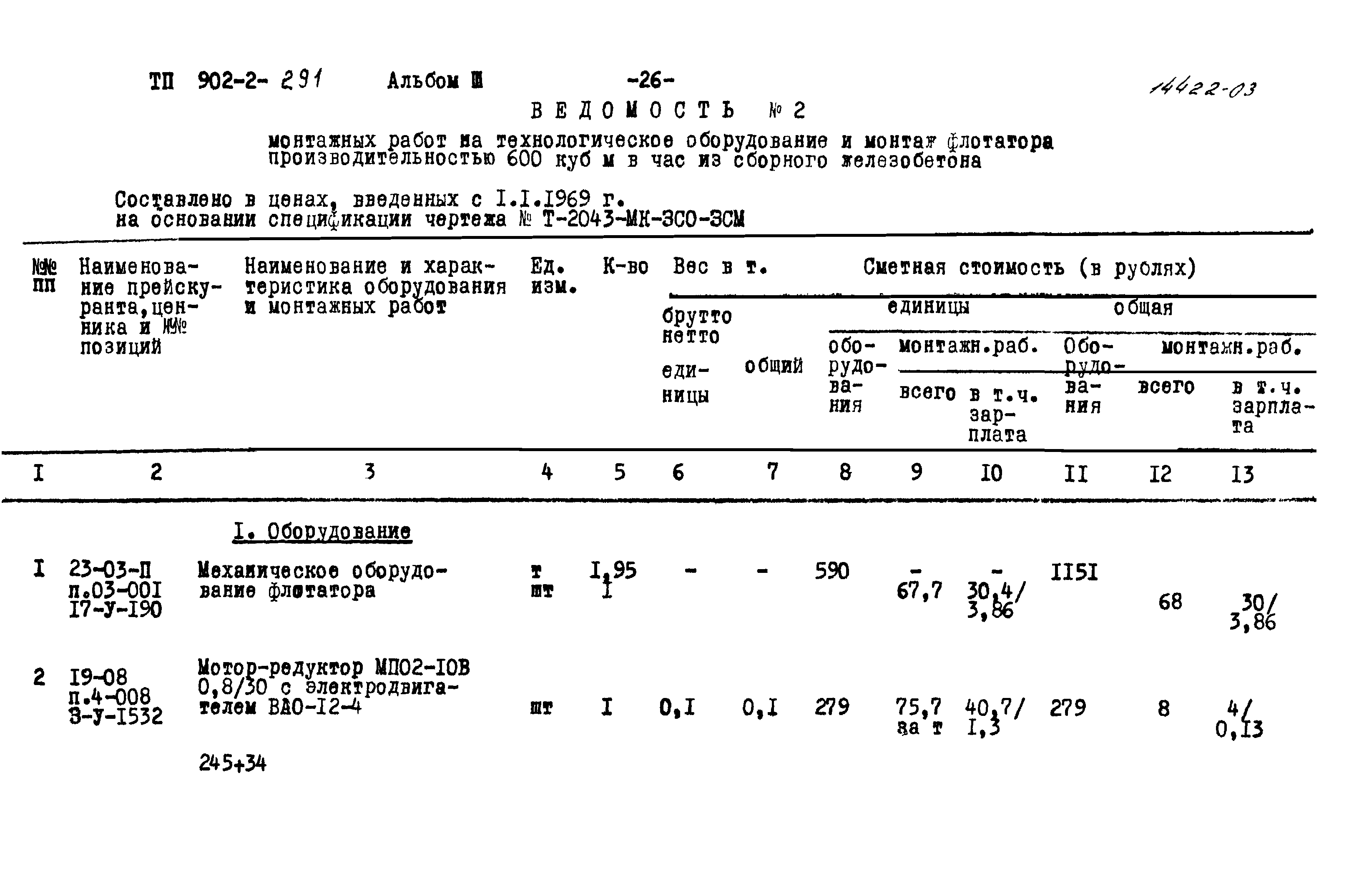 Типовой проект 902-2-291