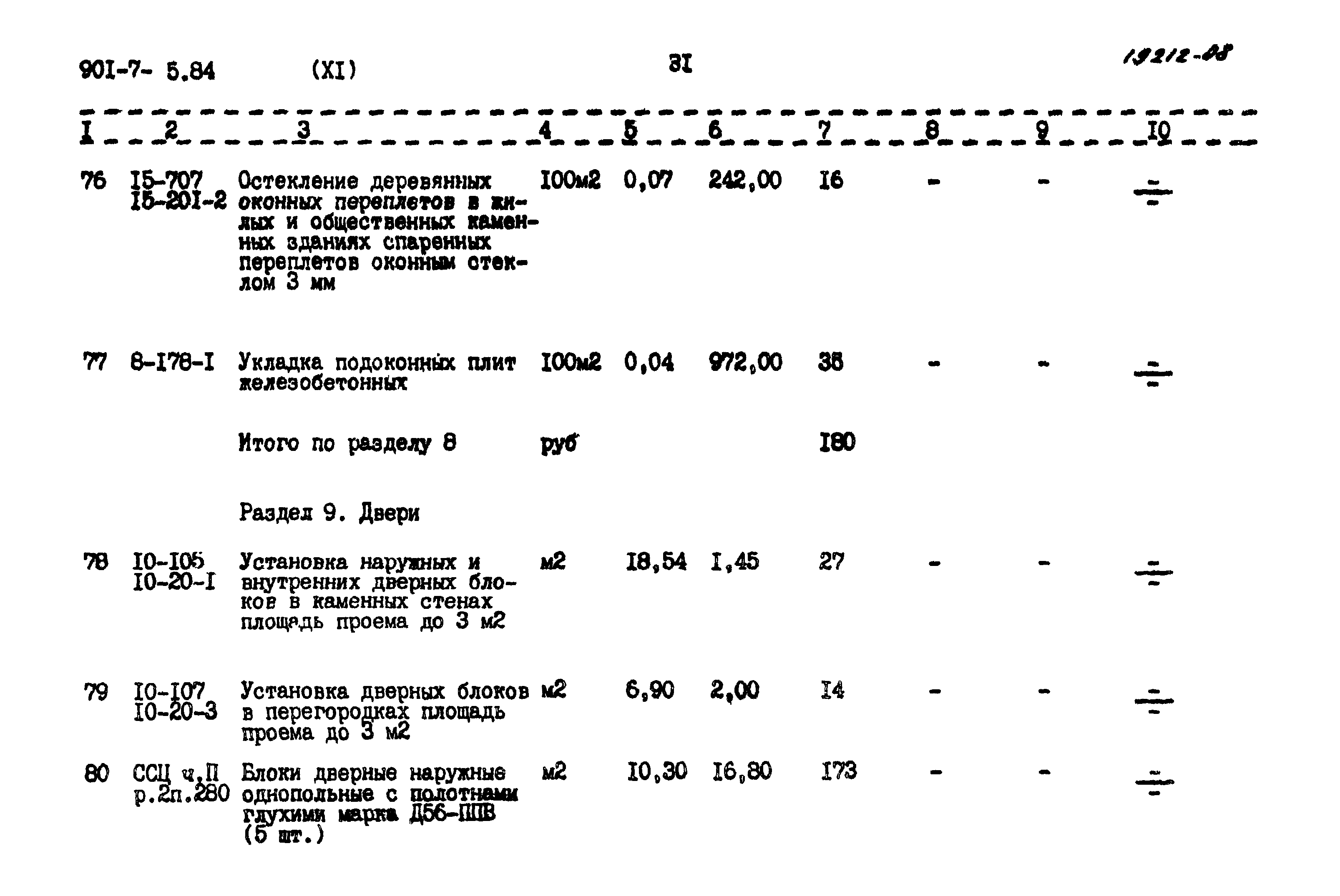 Типовой проект 901-7-5.84