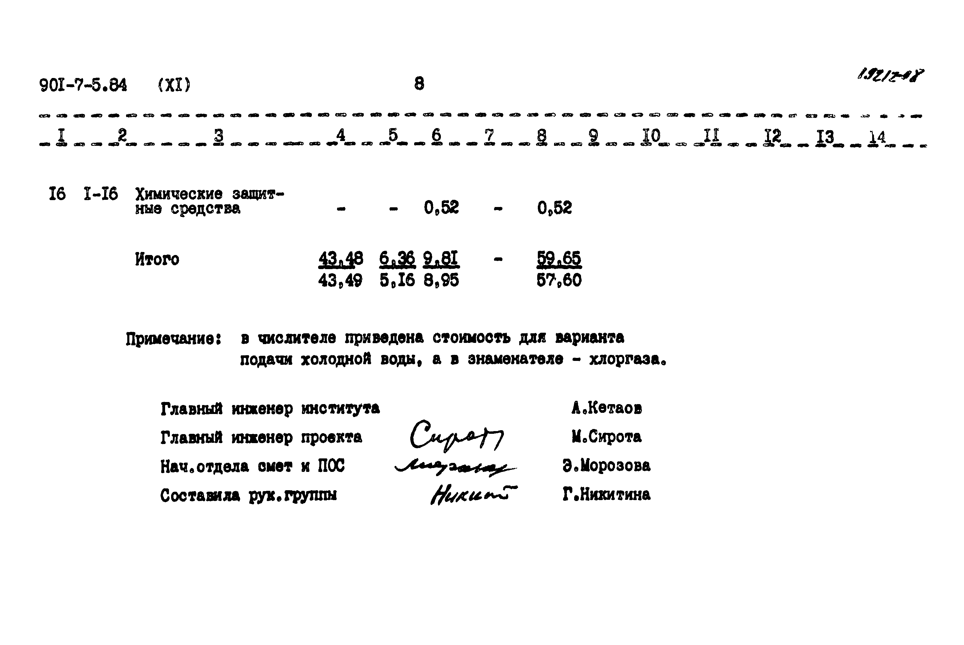 Типовой проект 901-7-5.84